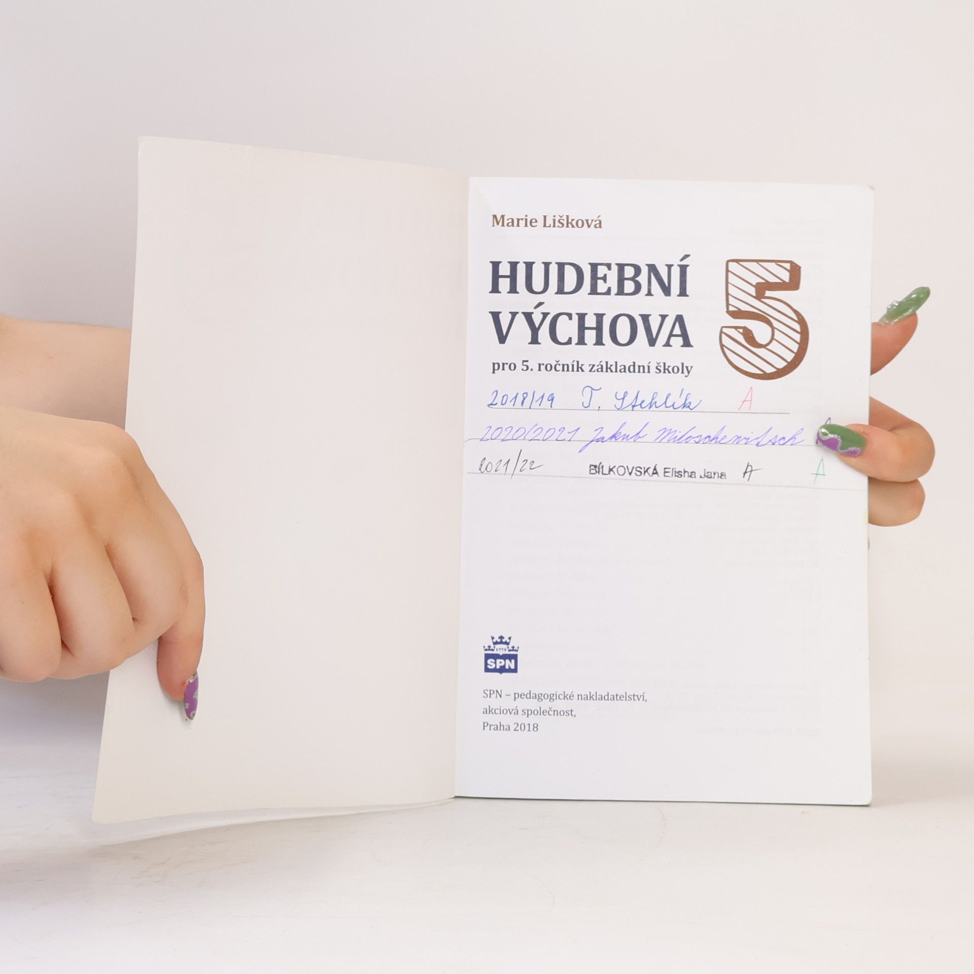 Marie Lišková Hudební výchova 5