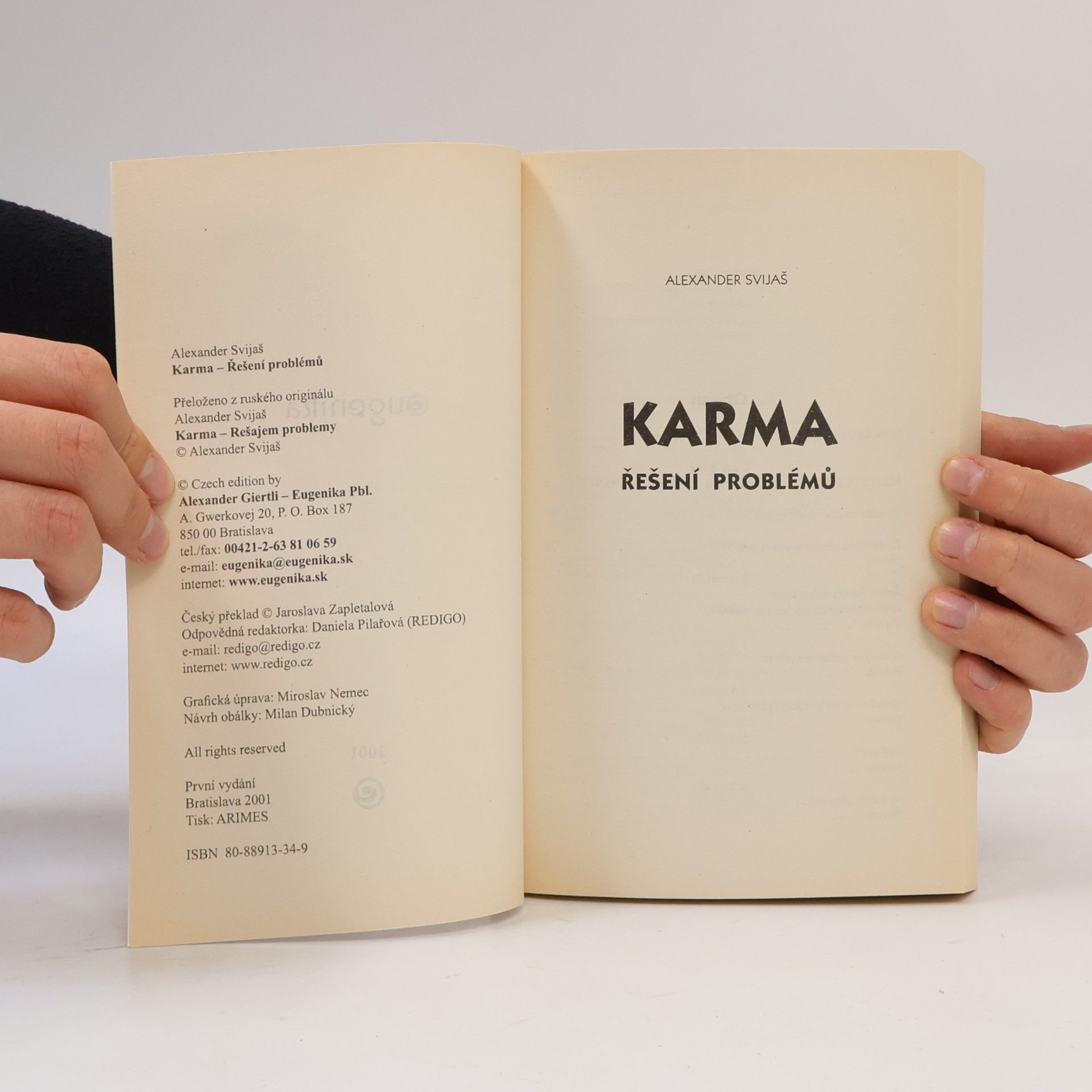 Aleksandr Grigor’jevič Svijaš Karma. Řešení problémů