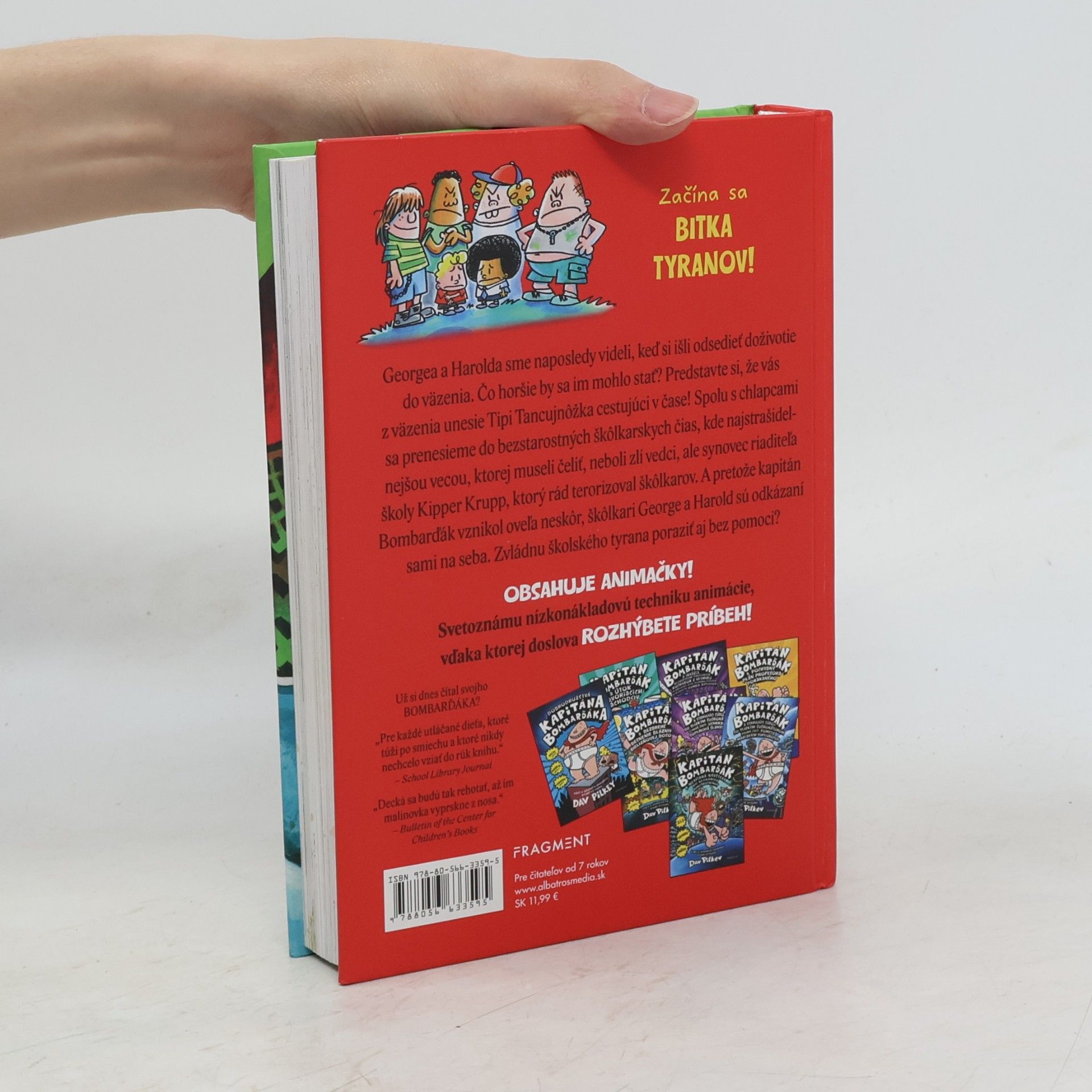Dav Pilkey Kapitán Bombarďák a neutešený návrat Tipiho Tancujnôžku