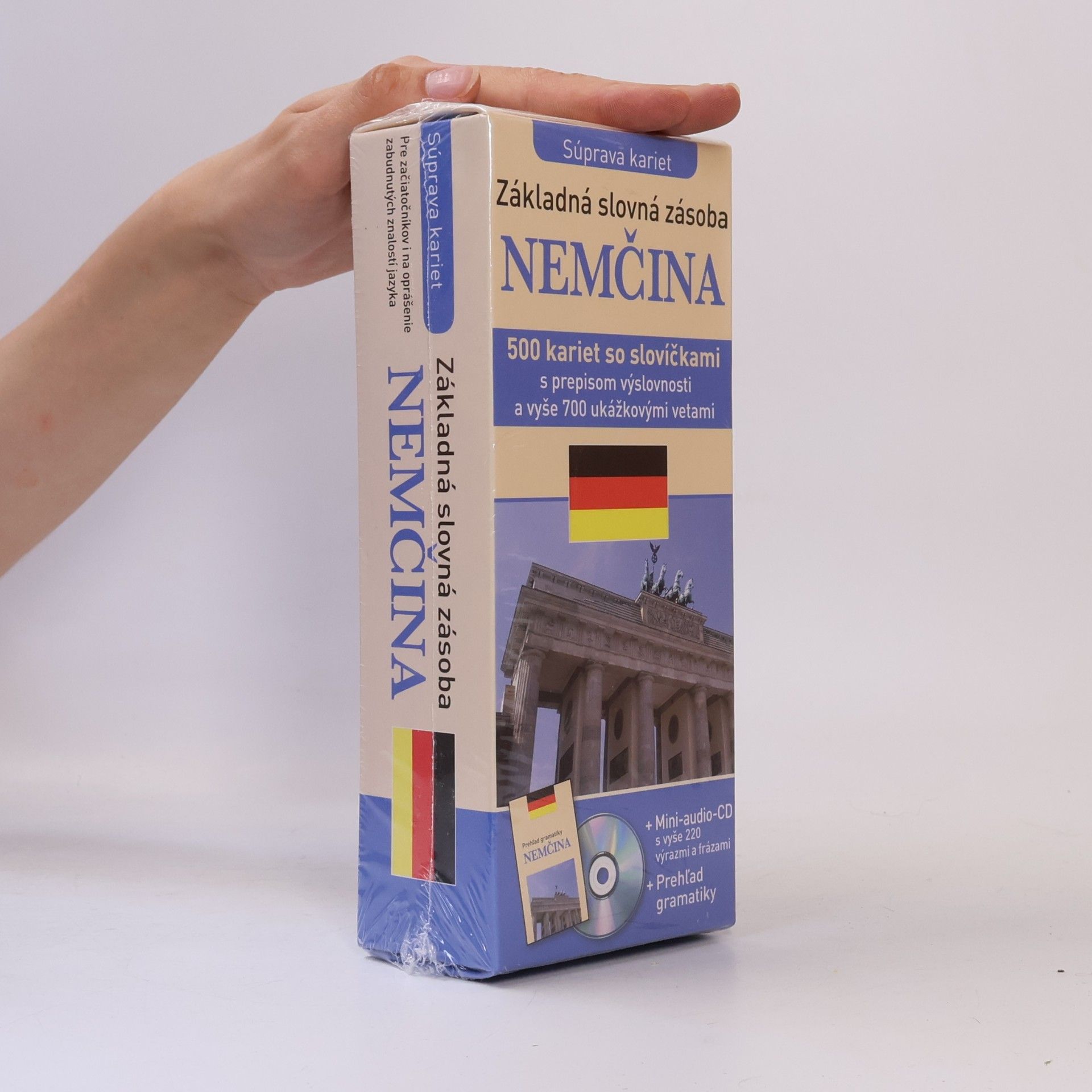Kolektiv autorů Základní slovní zásoba. Němčina. 500 karet se slovíčky a s více než 700 ukázkovými větami