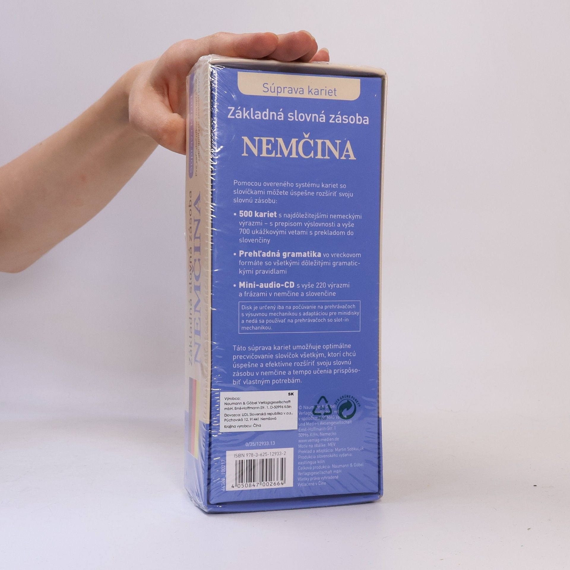Kolektiv autorů Základní slovní zásoba. Němčina. 500 karet se slovíčky a s více než 700 ukázkovými větami