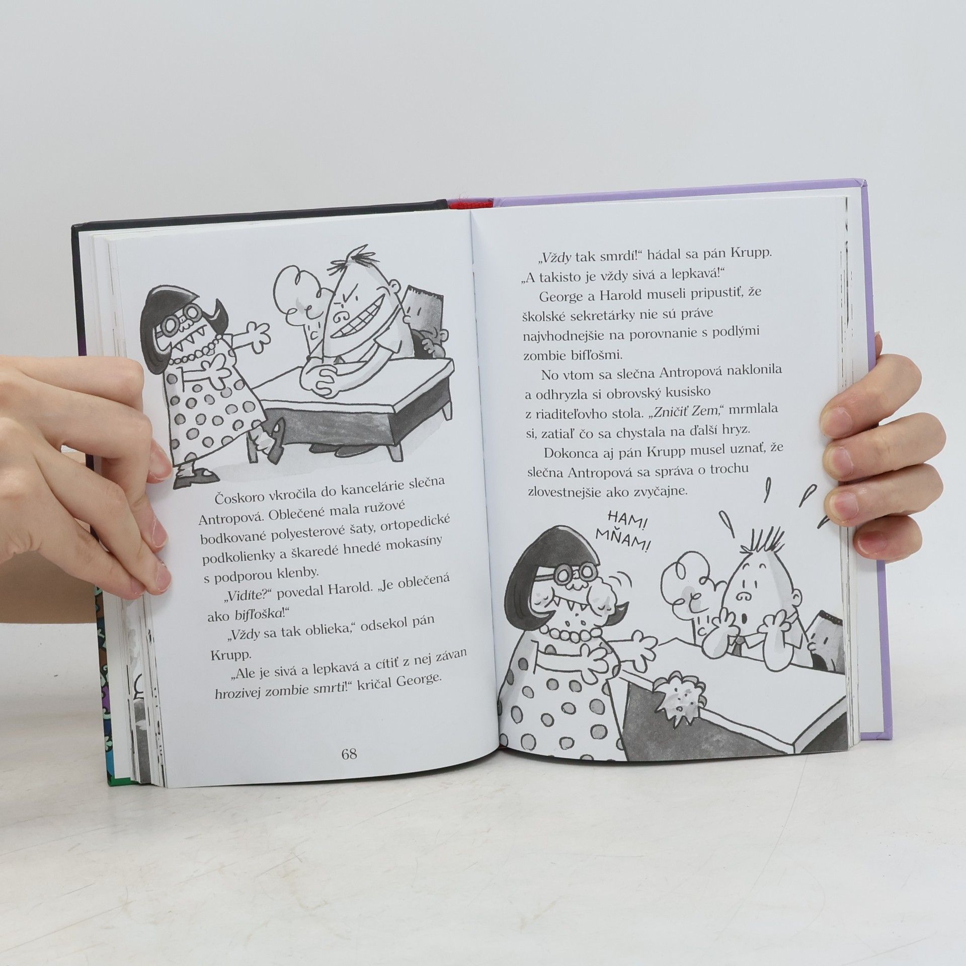 Dav Pilkey Kapitán Bombarďák a invázia neuveriteľne protivných kuchárok z vesmíru (a následný útok rovnako podlých jedálenských zombie bifľošov)