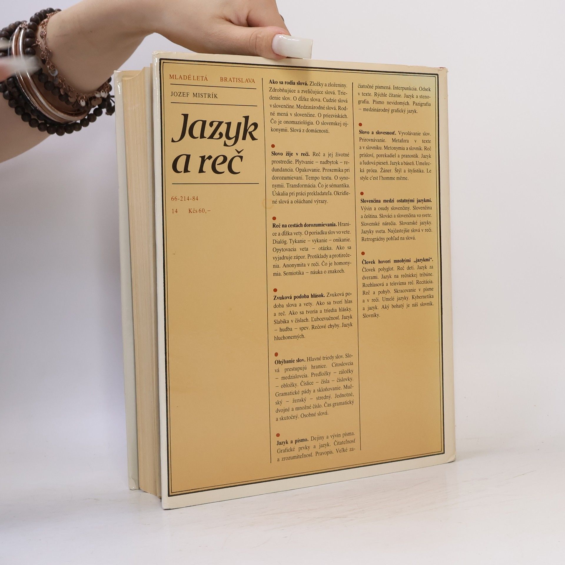 Jozef Mistrík Jazyk a reč