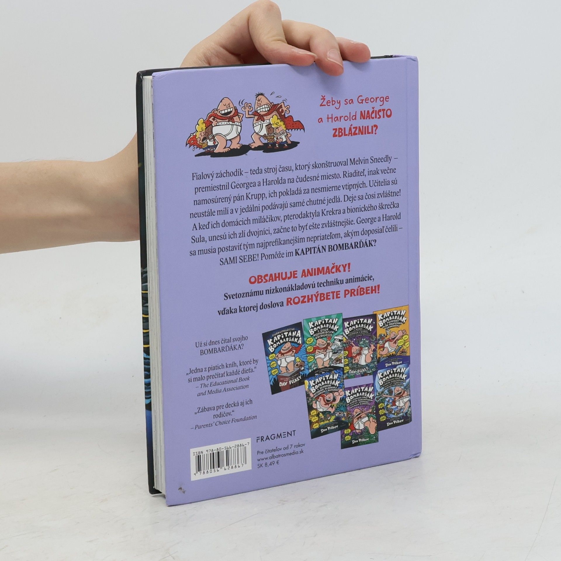 Dav Pilkey Kapitán Bombarďák a nevítaná návšteva nie neznámych naničhodníkov