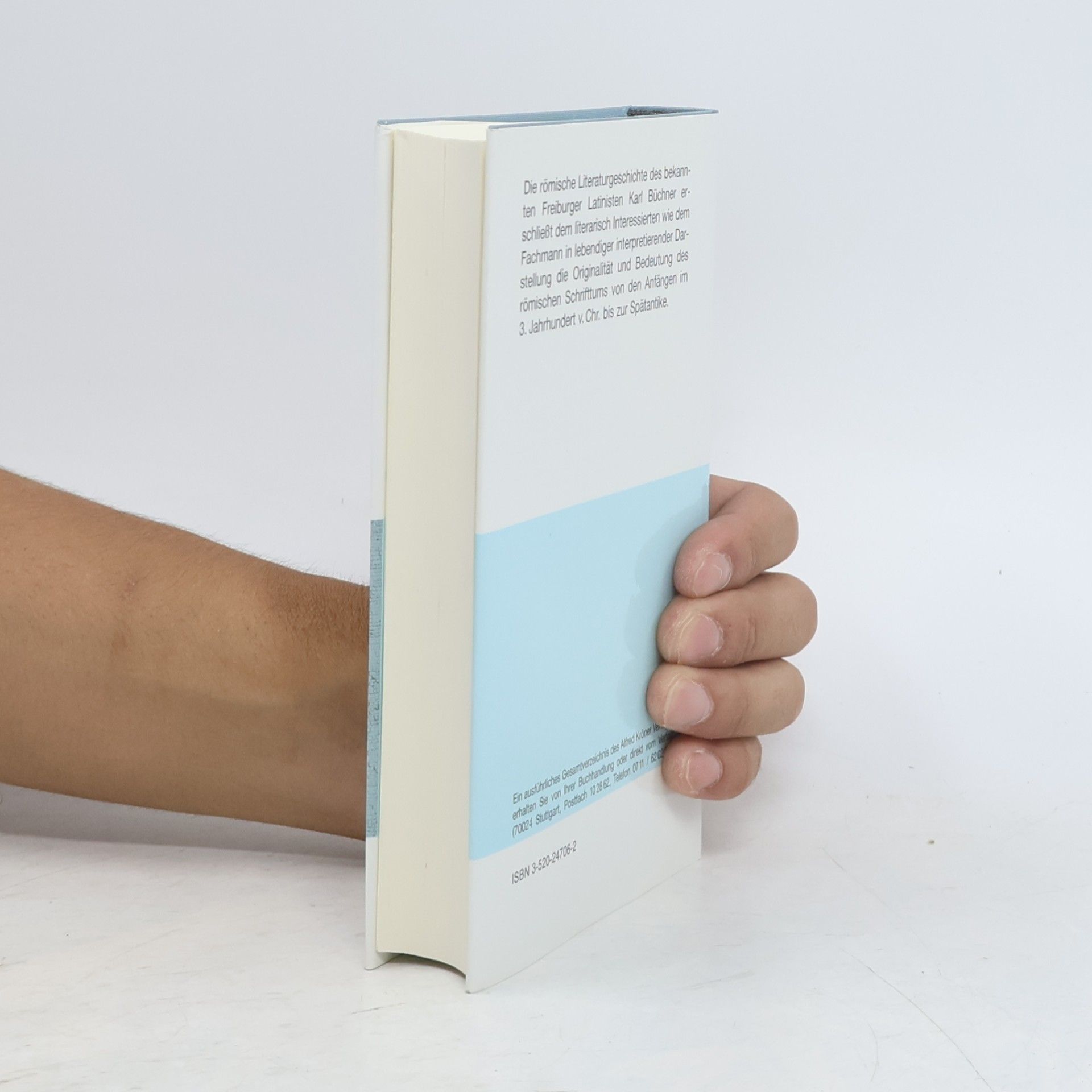 Karl Buchner Römische Literaturgeschichte