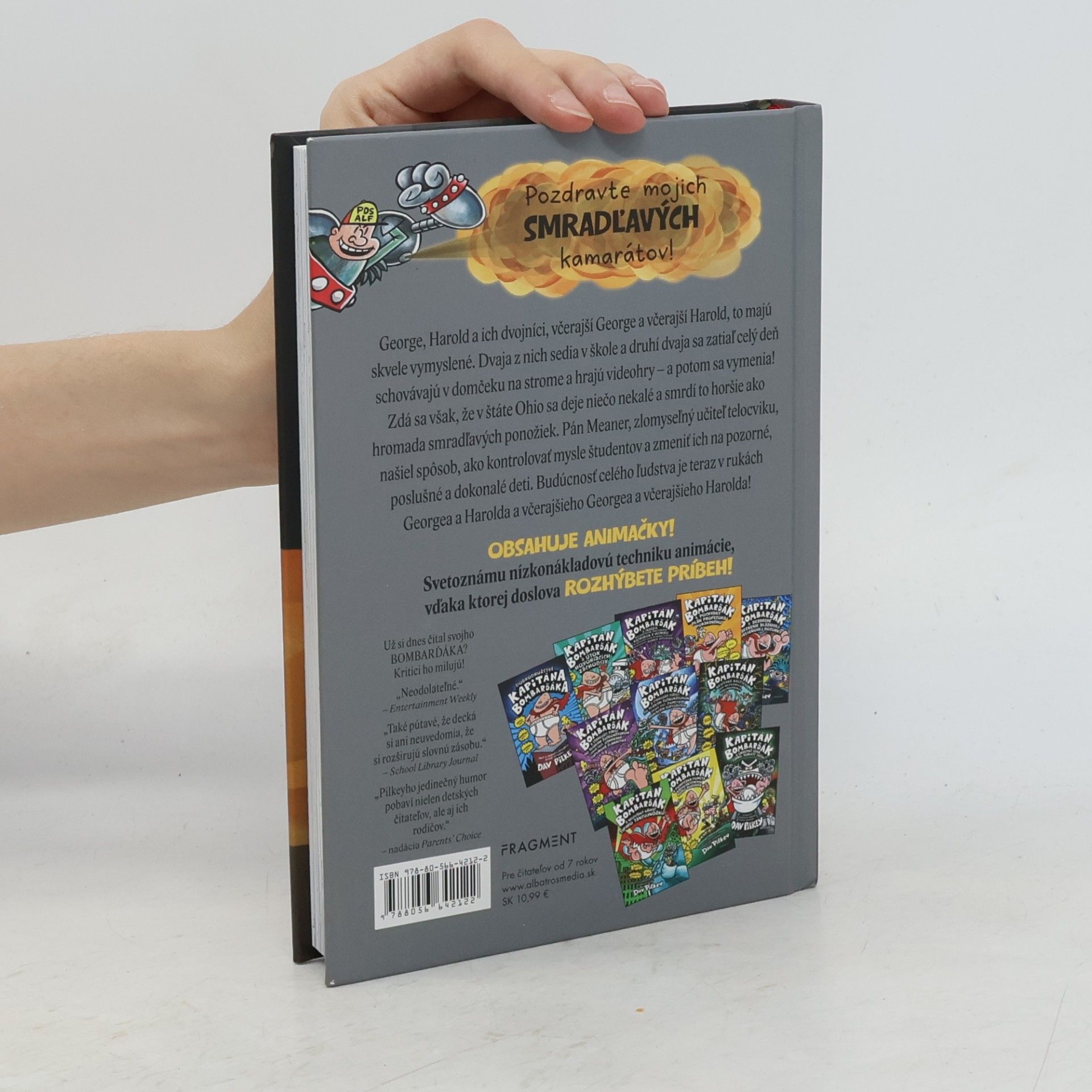 Dav Pilkey Kapitán bombarďák a páchnuca príhoda s pánom smradohlavom