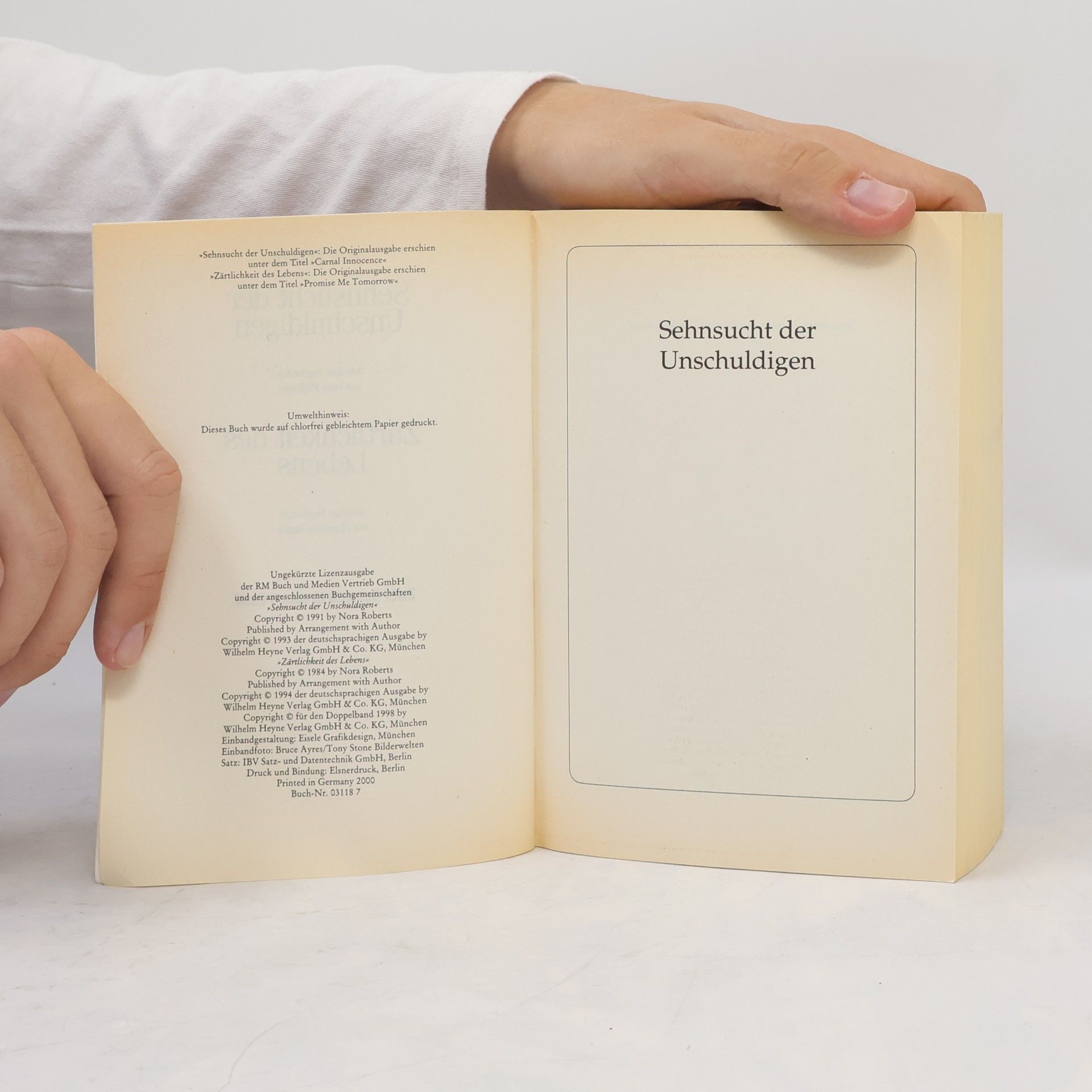 Nora Roberts Sehnsucht der Unschuldigen. Zärtlichkeit des Lebens