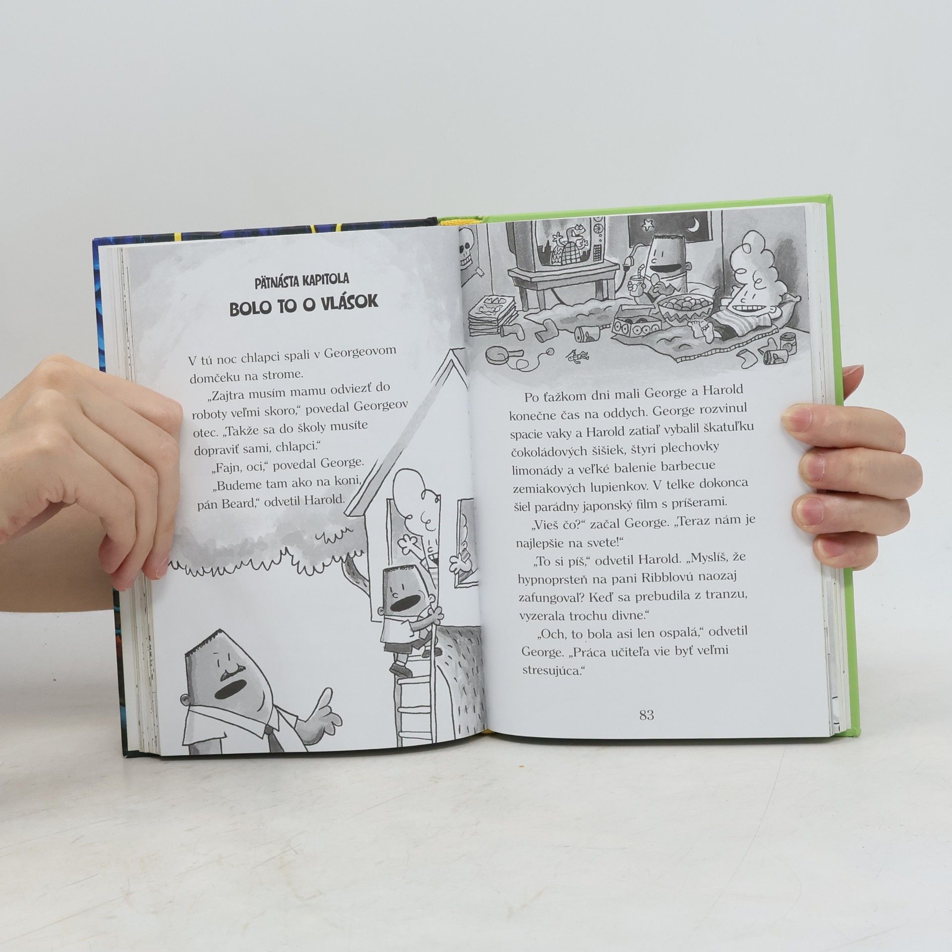 Dav Pilkey Kapitán Bombarďák a bezbrehé besnenie bláznivej bielizňovej bosorky