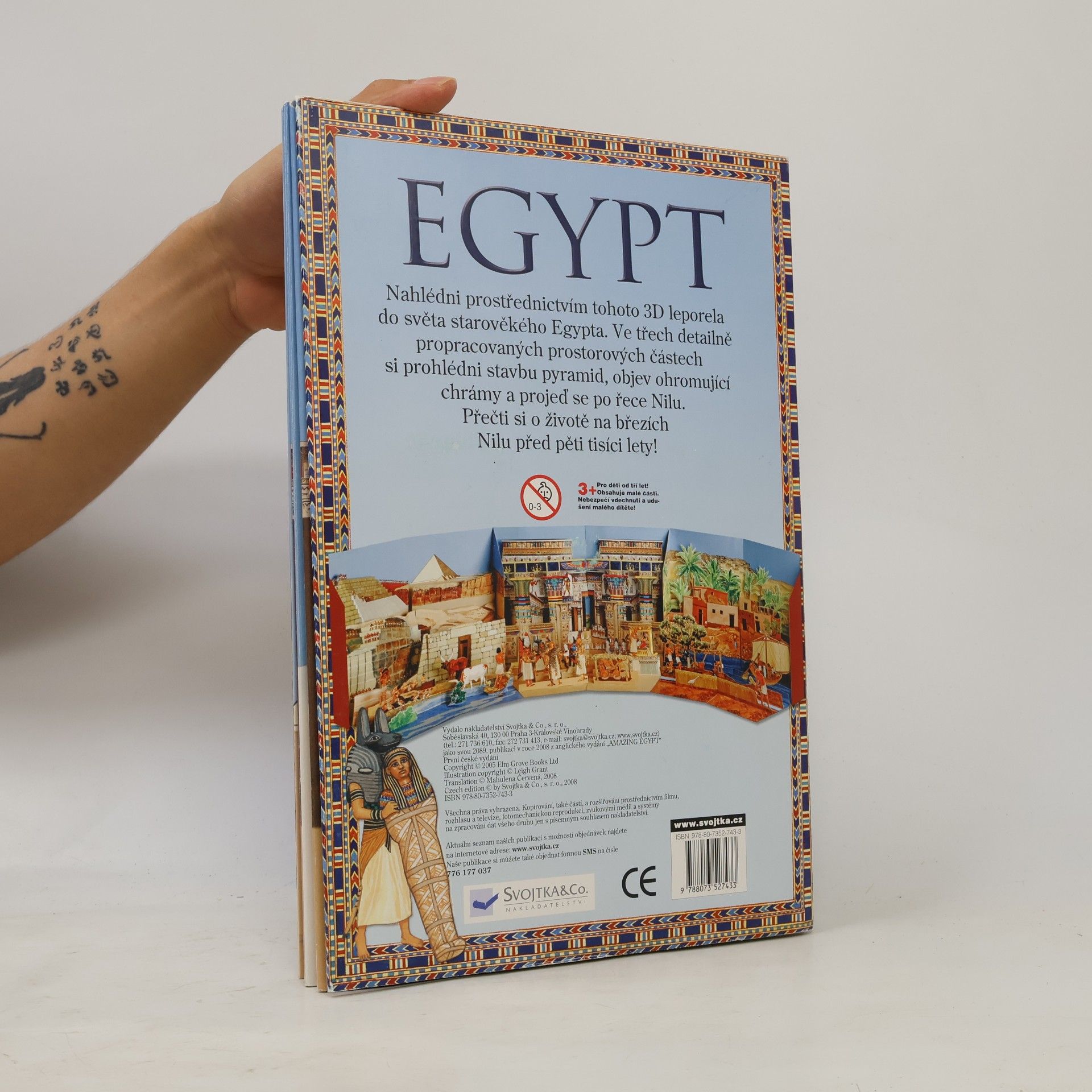 Leigh Grant Egypt: Prostorové leporelo: Fascinující historie starověké civilizace