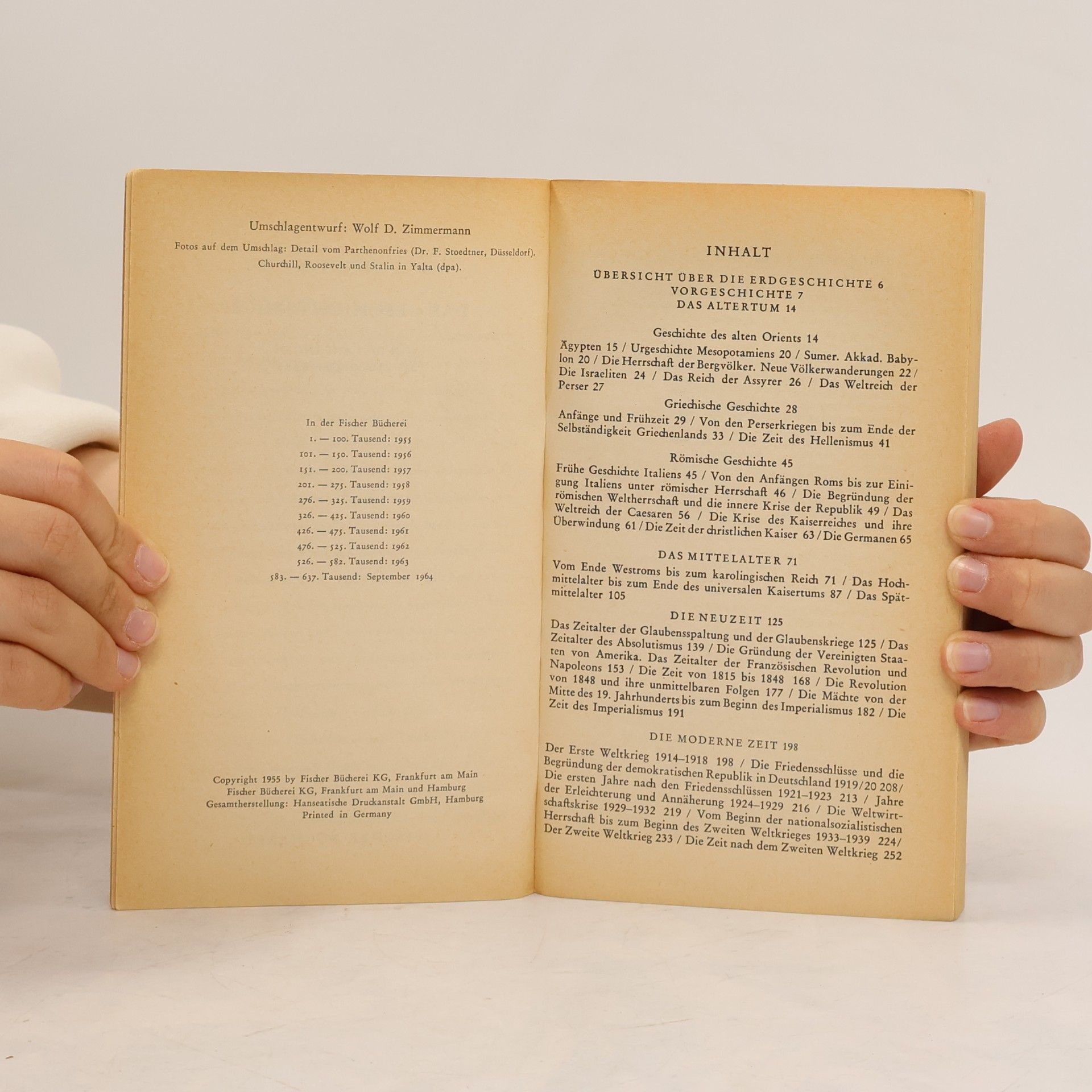 Johannes Hartmann Das Geschichtsbuch von den Anfängen bis zur Gegenwart