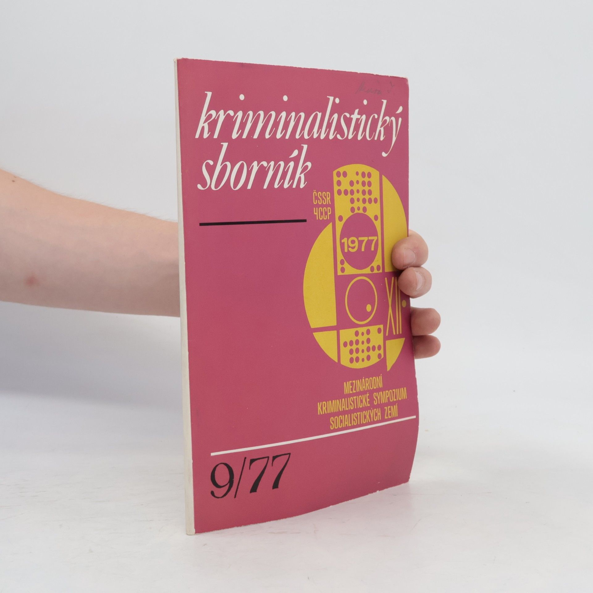 kolektiv Kriminalistický sborník 9/77