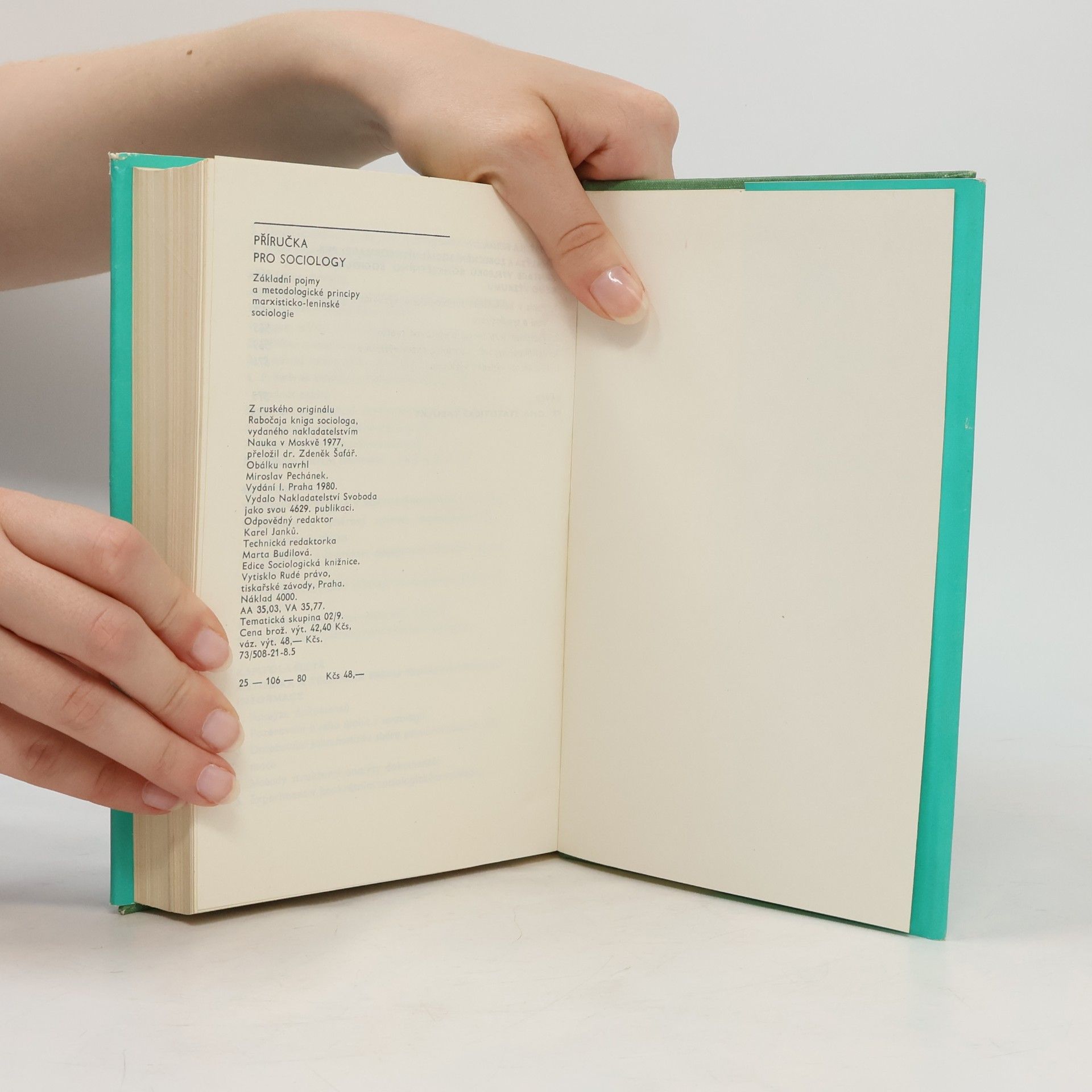 Autores varios Příručka pro sociology