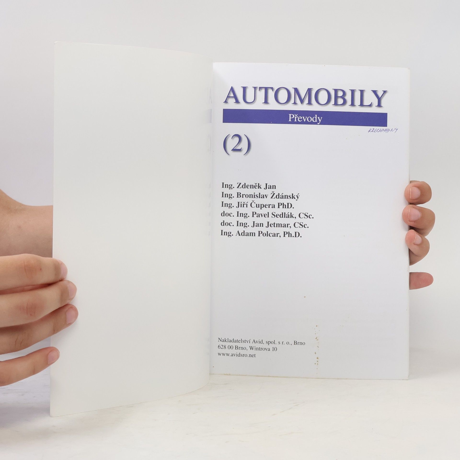 Collectif d'auteurs Automobily 2 - Převody