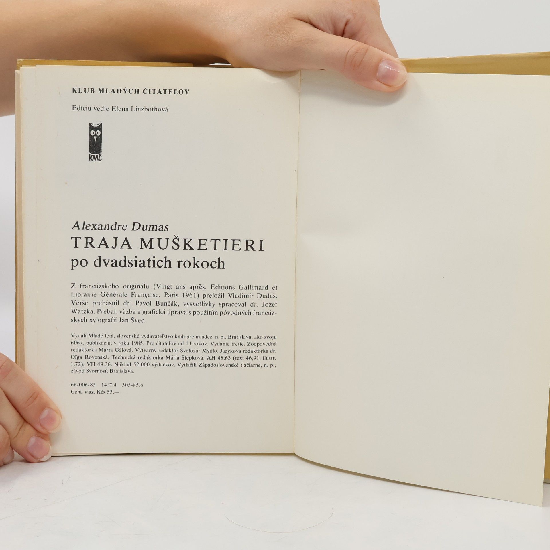 Alexandre Dumas Traja mušketieri po dvadsiatich rokoch