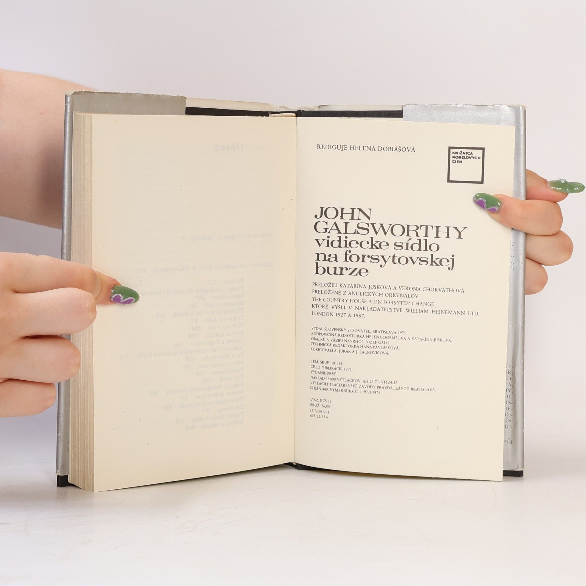 John Galsworthy Vidiecke sídlo na forsytovskej burze