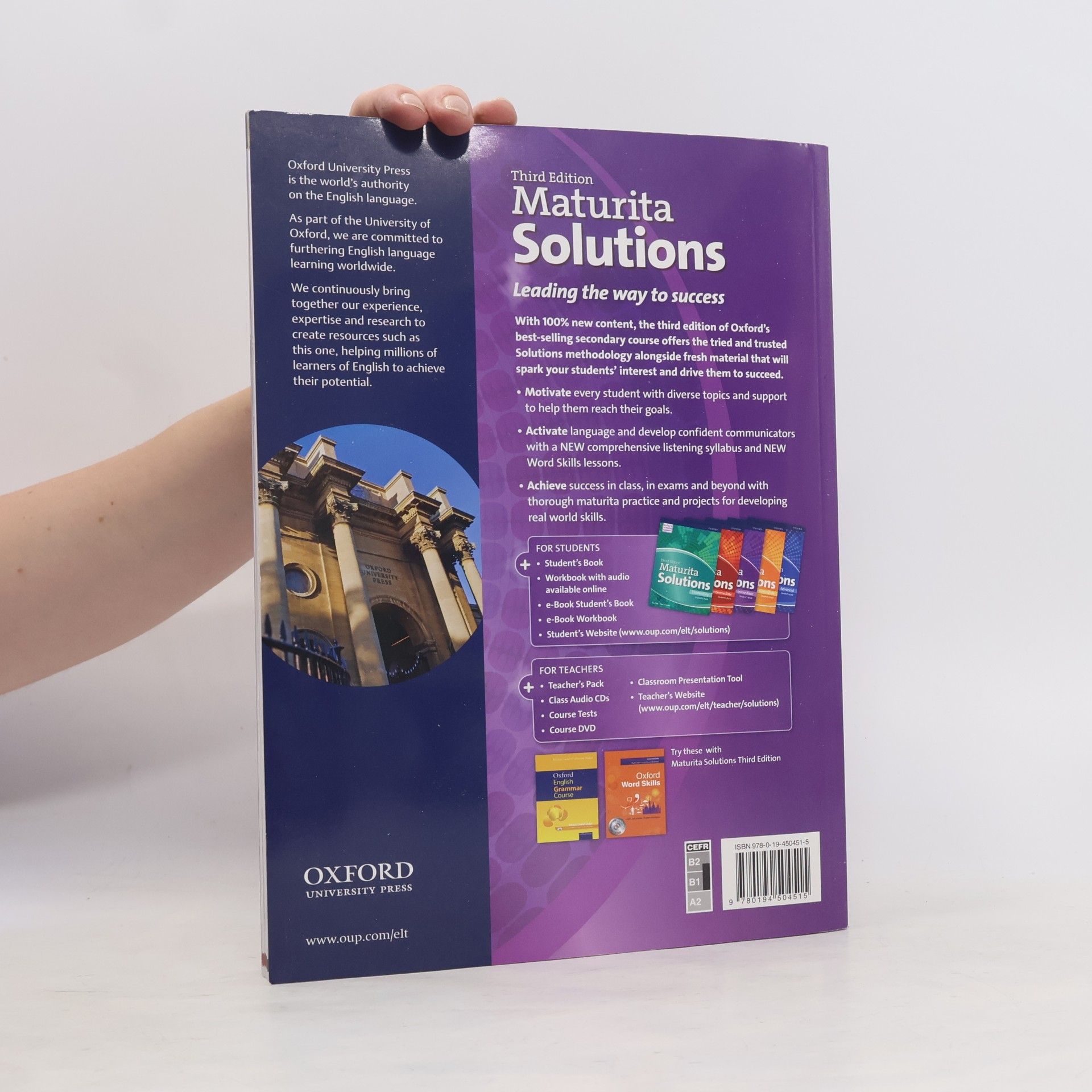 Paul A. Davies Maturita solutions : third edition. Intermediate. Student's book