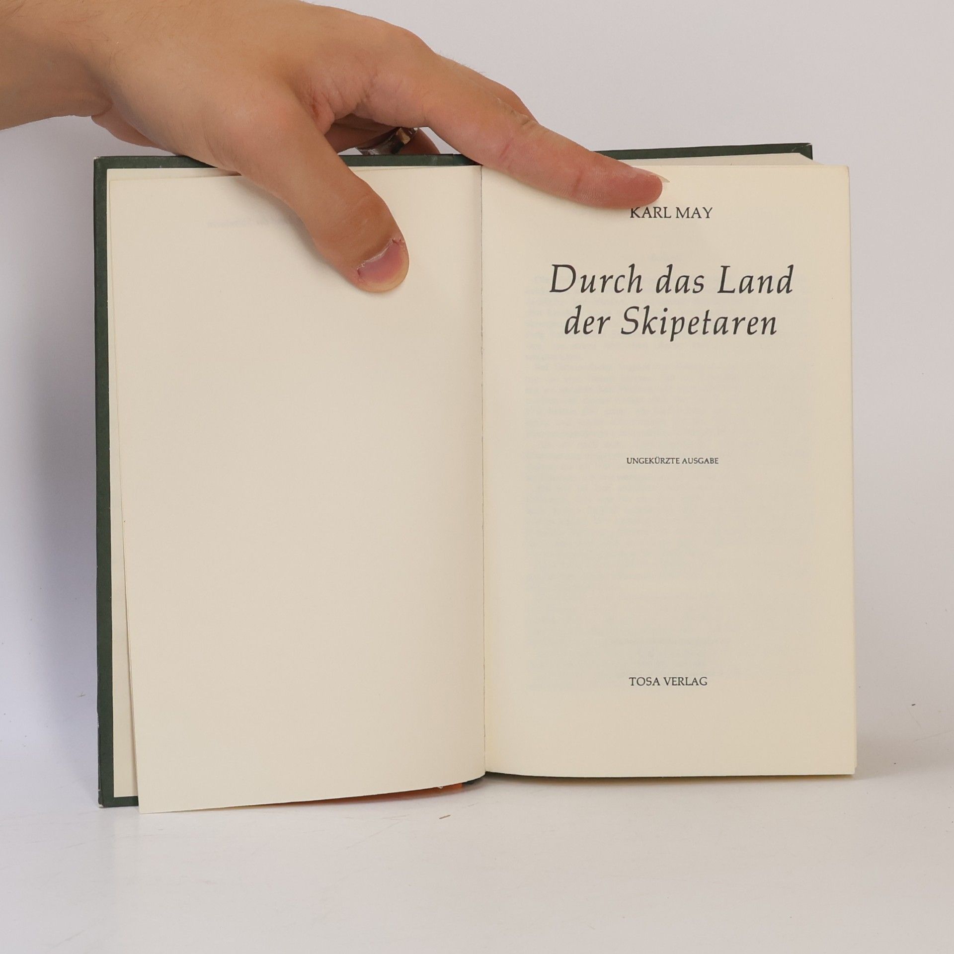 Karl May Durch das Land der Skipetaren