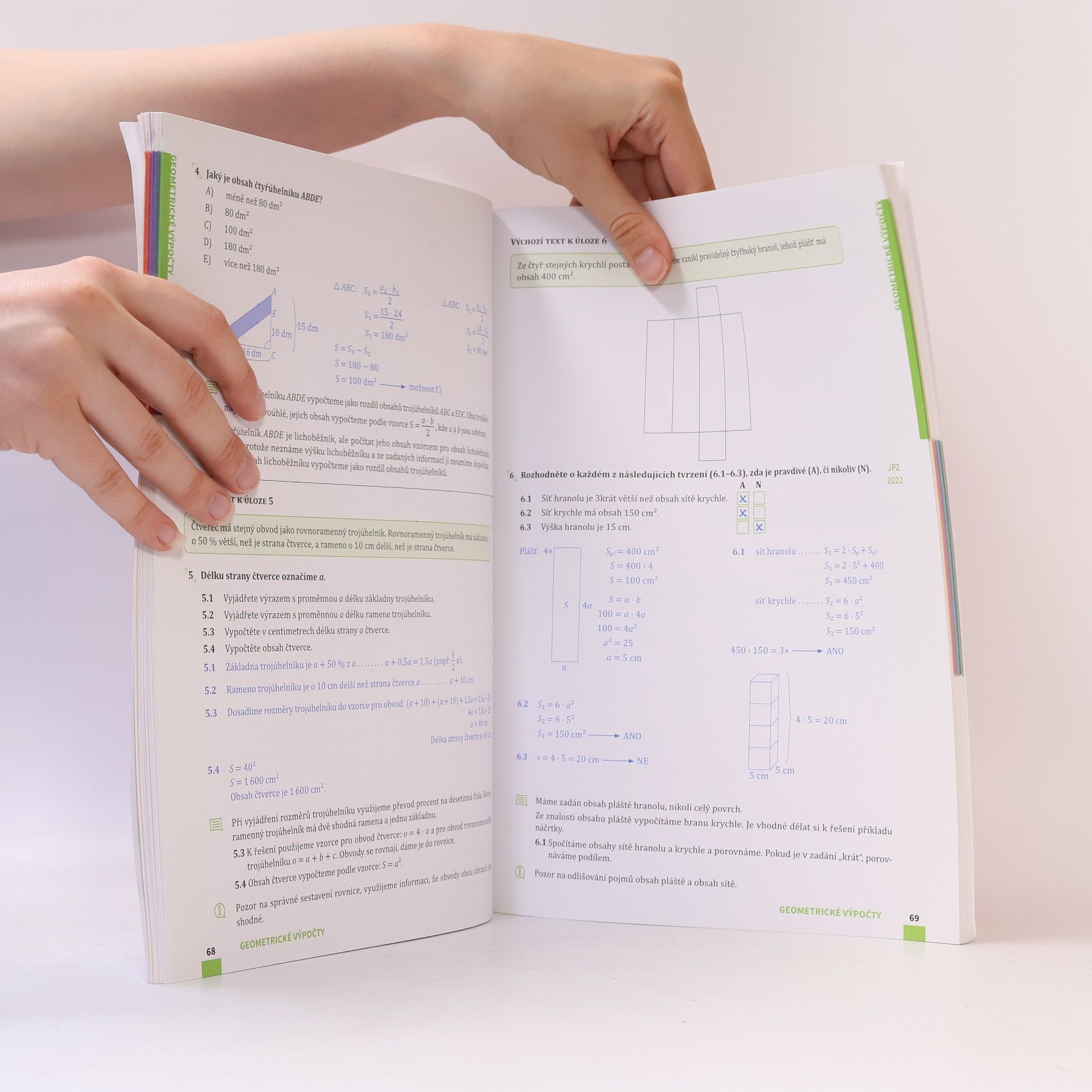 Kolektiv autorů Přijímačky v pohodě 9 : příprava na jednotné přijímací řízení SŠ. Matematika