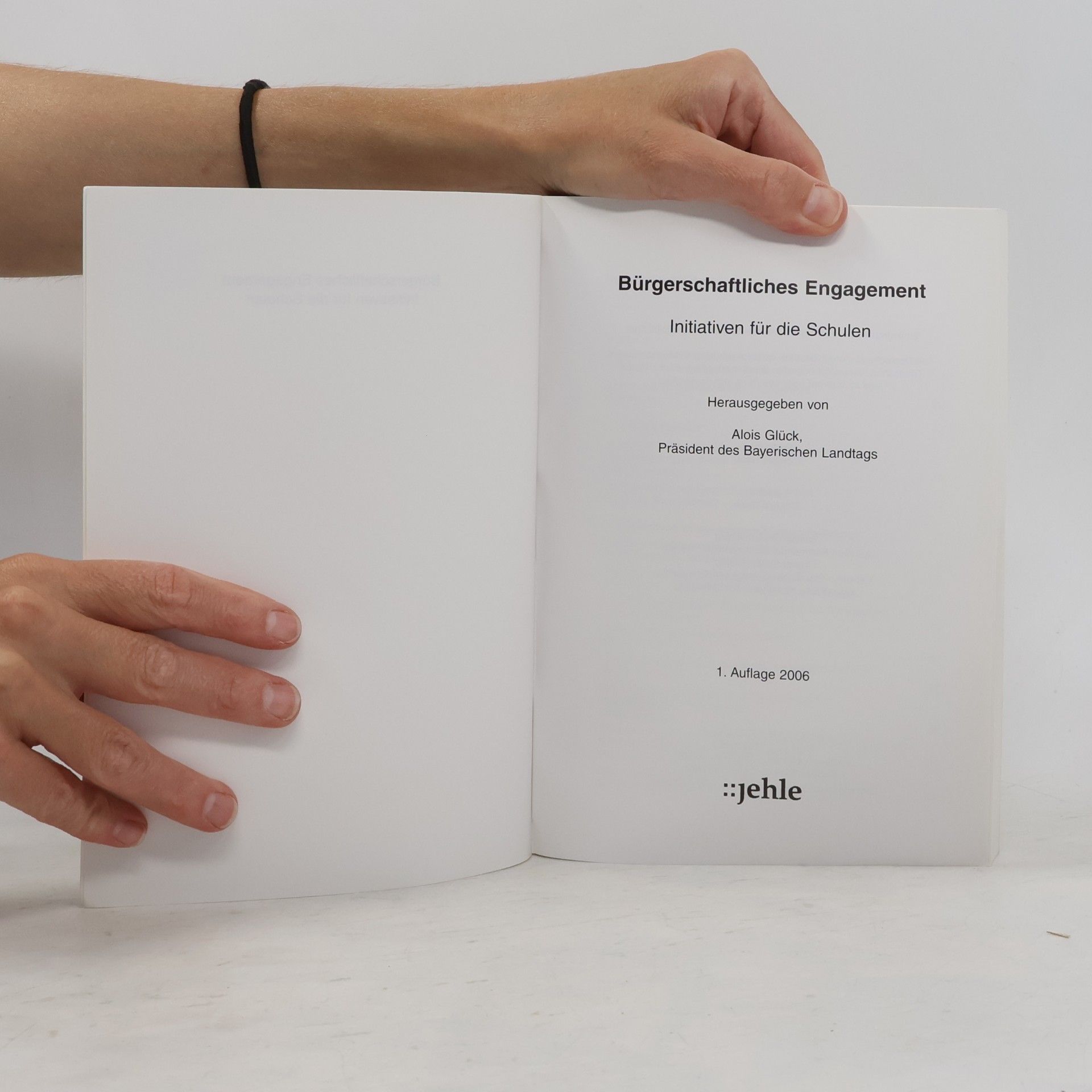 Alois Glück Bürgerschaftliches Engagement