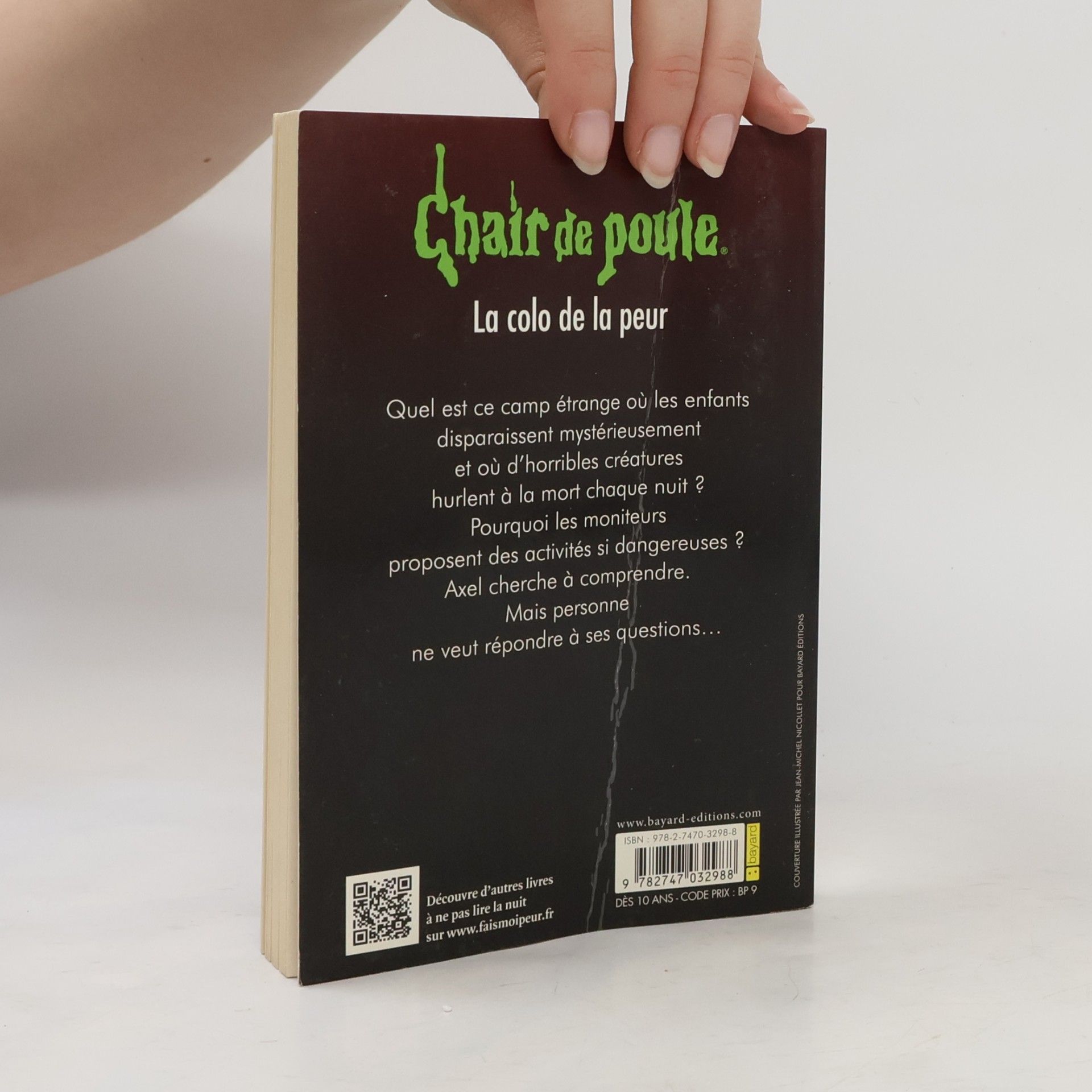 Robert Lawrence Stine Chair de poule - 10: La colo de la peur