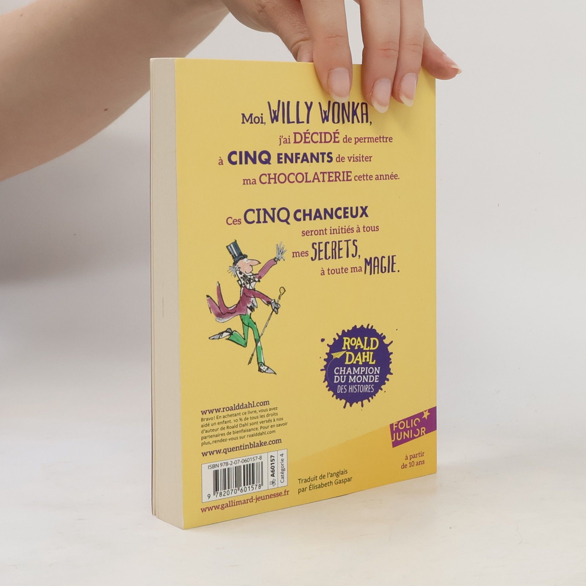 Roald Dahl Charlie et la chocolaterie