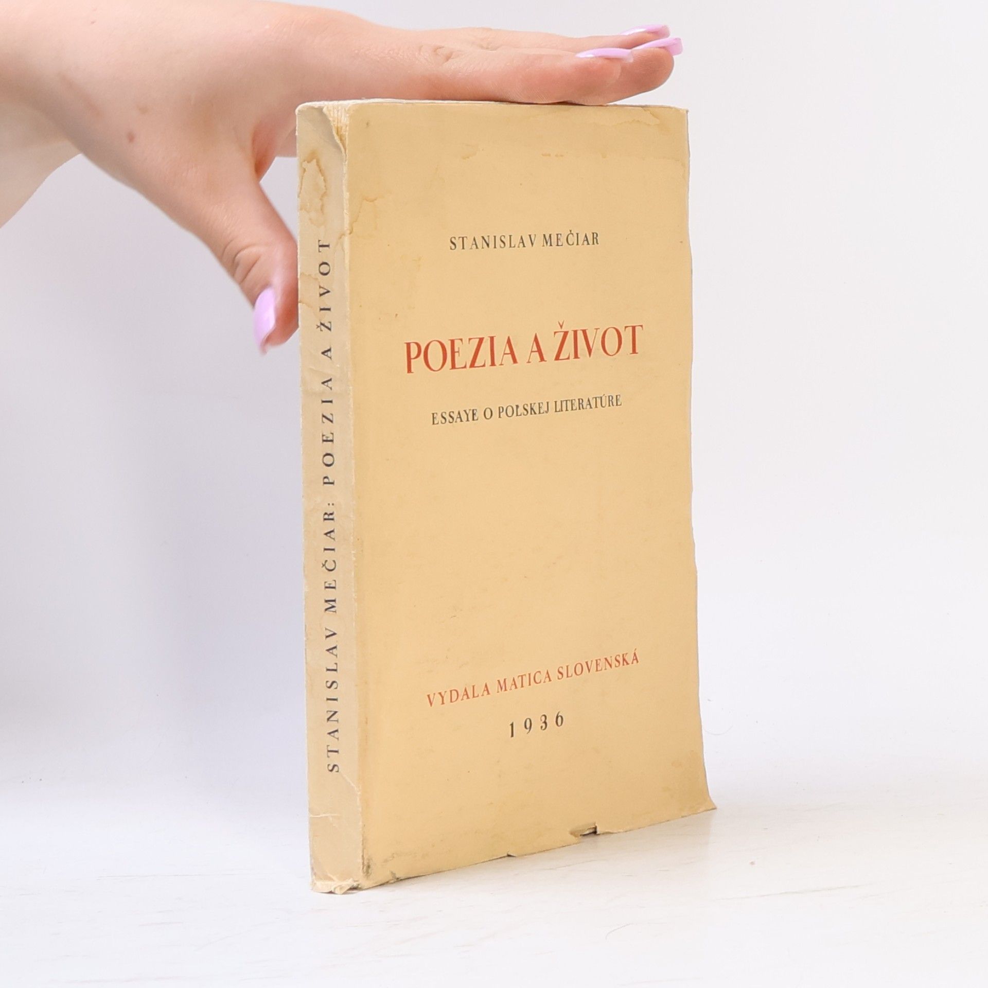 Stanislav Mečiar Poezia a život