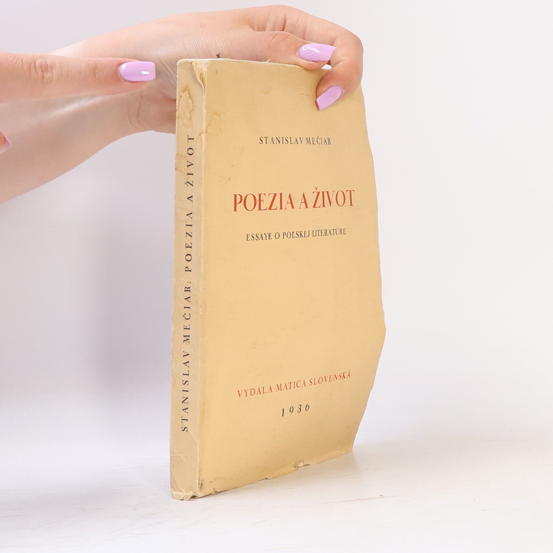 Stanislav Mečiar Poezia a život