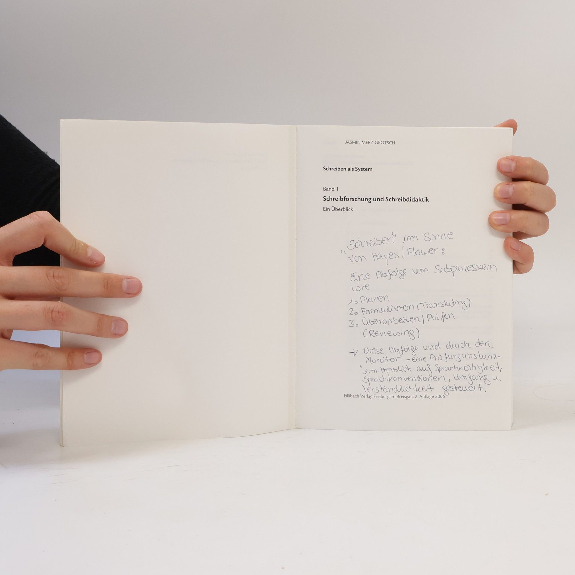 Jasmin Merz-Grötsch Schreibforschung und Schreibdidaktik: Ein Überblick