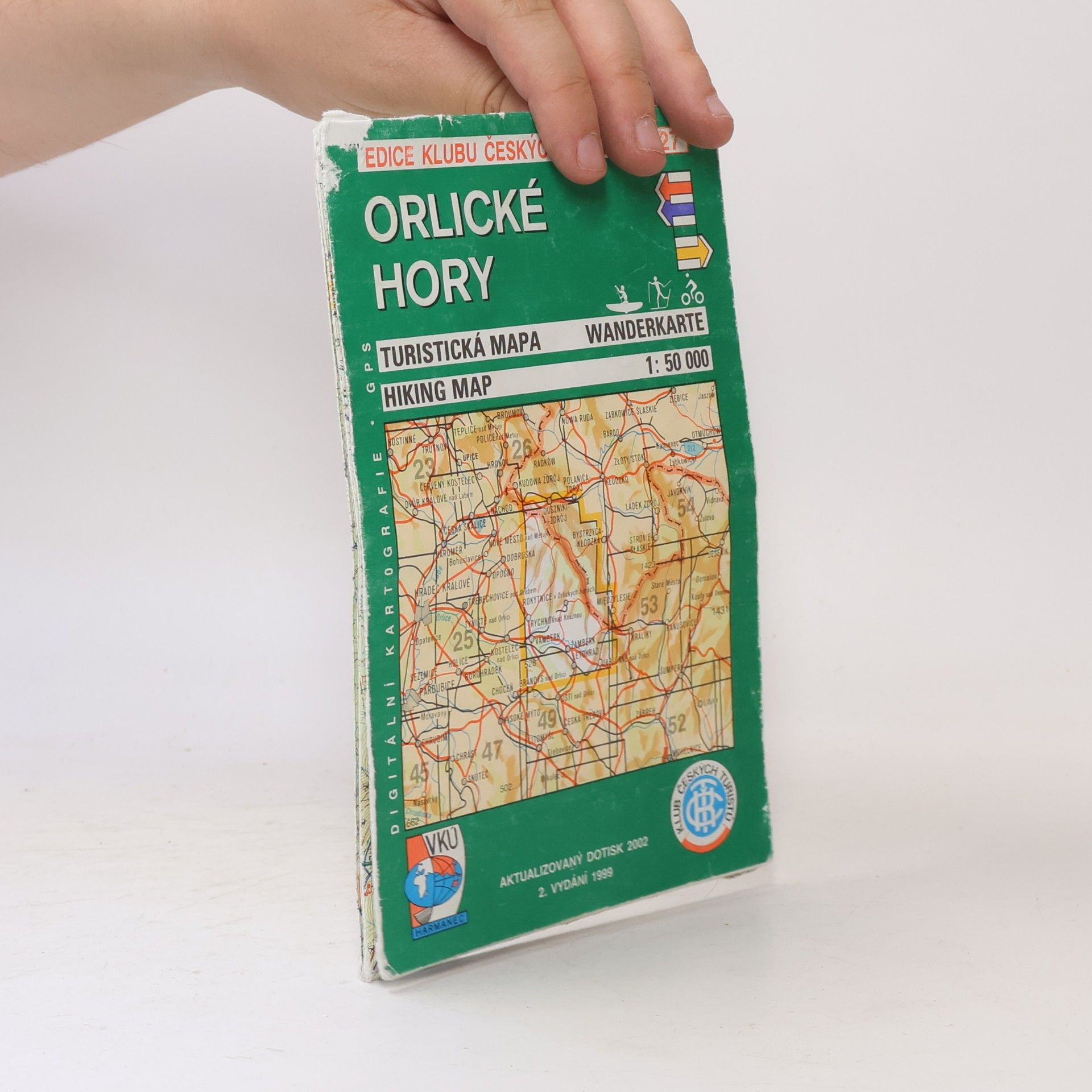 Various authors Orlické hory turistická mapa 1:50 000
