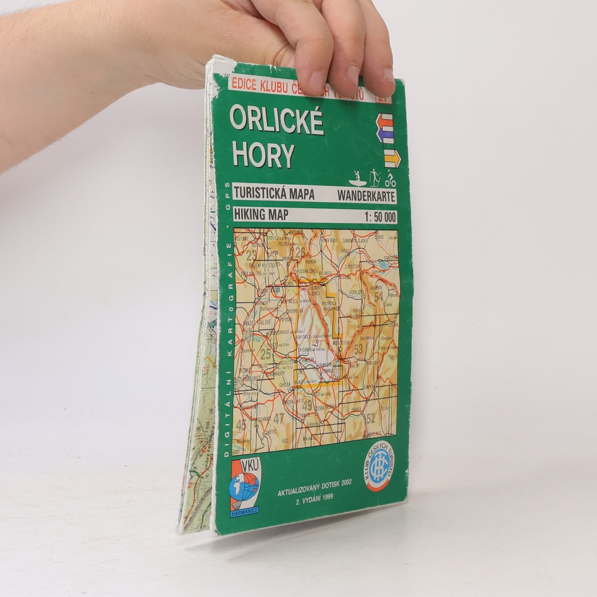 Various authors Orlické hory turistická mapa 1:50 000