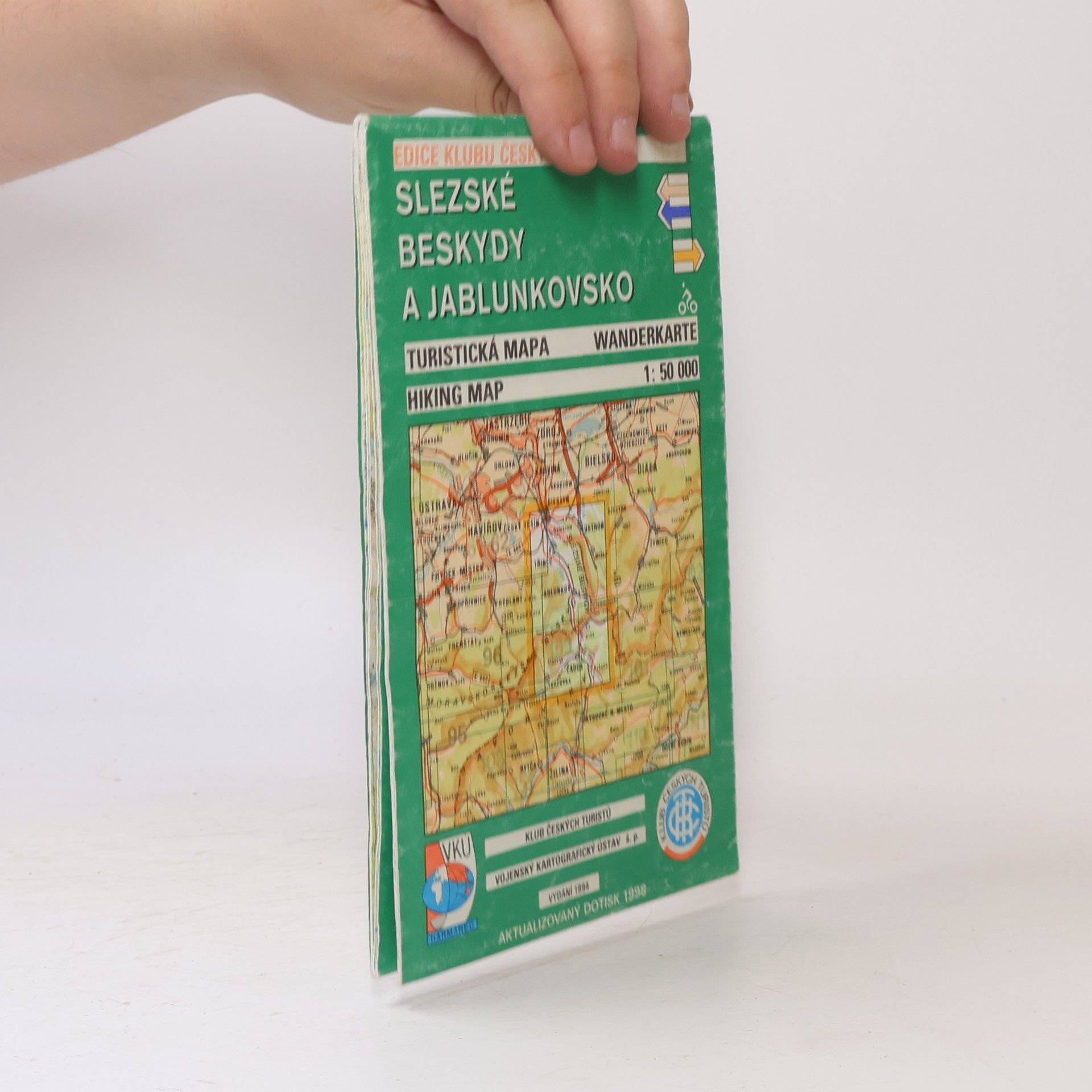 Kolektiv autorů Slezské Beskydy a Jablunkovsko. Turistická mapa 1:50 000