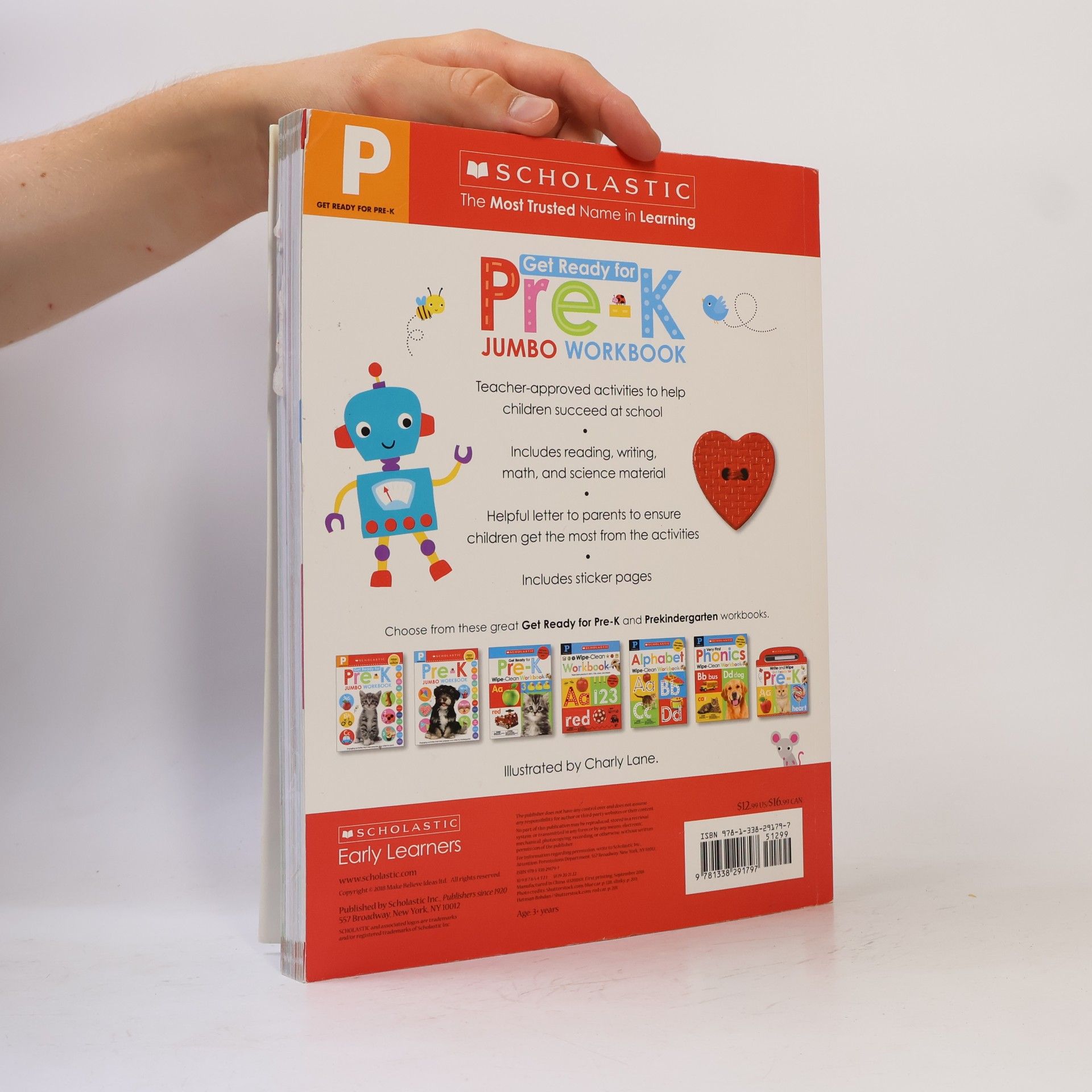 Scholastic Inc. Scholastic Early Learners: Get Ready for Pre-K Jumbo Workbook