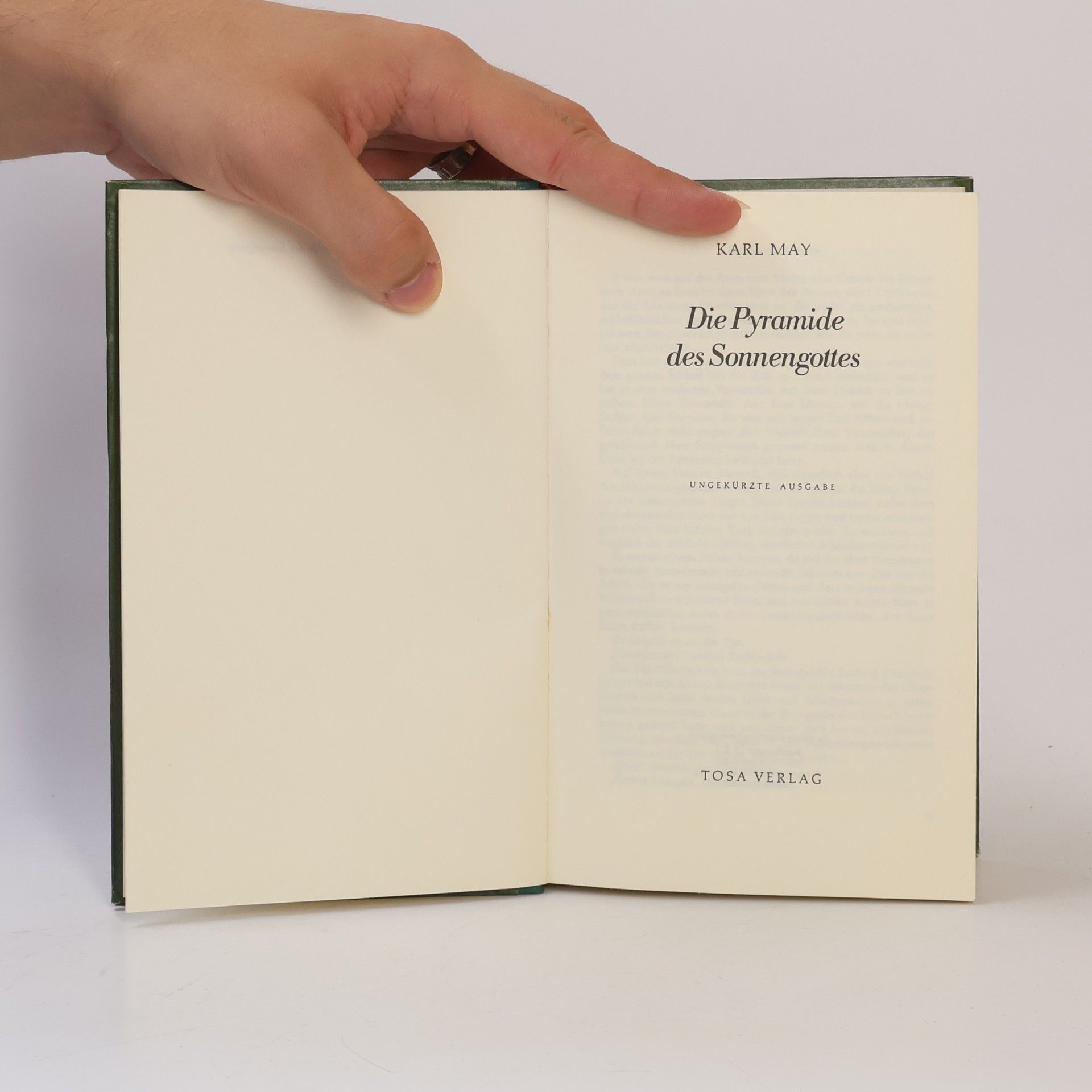 Karl May Die Pyramide des Sonnengottes