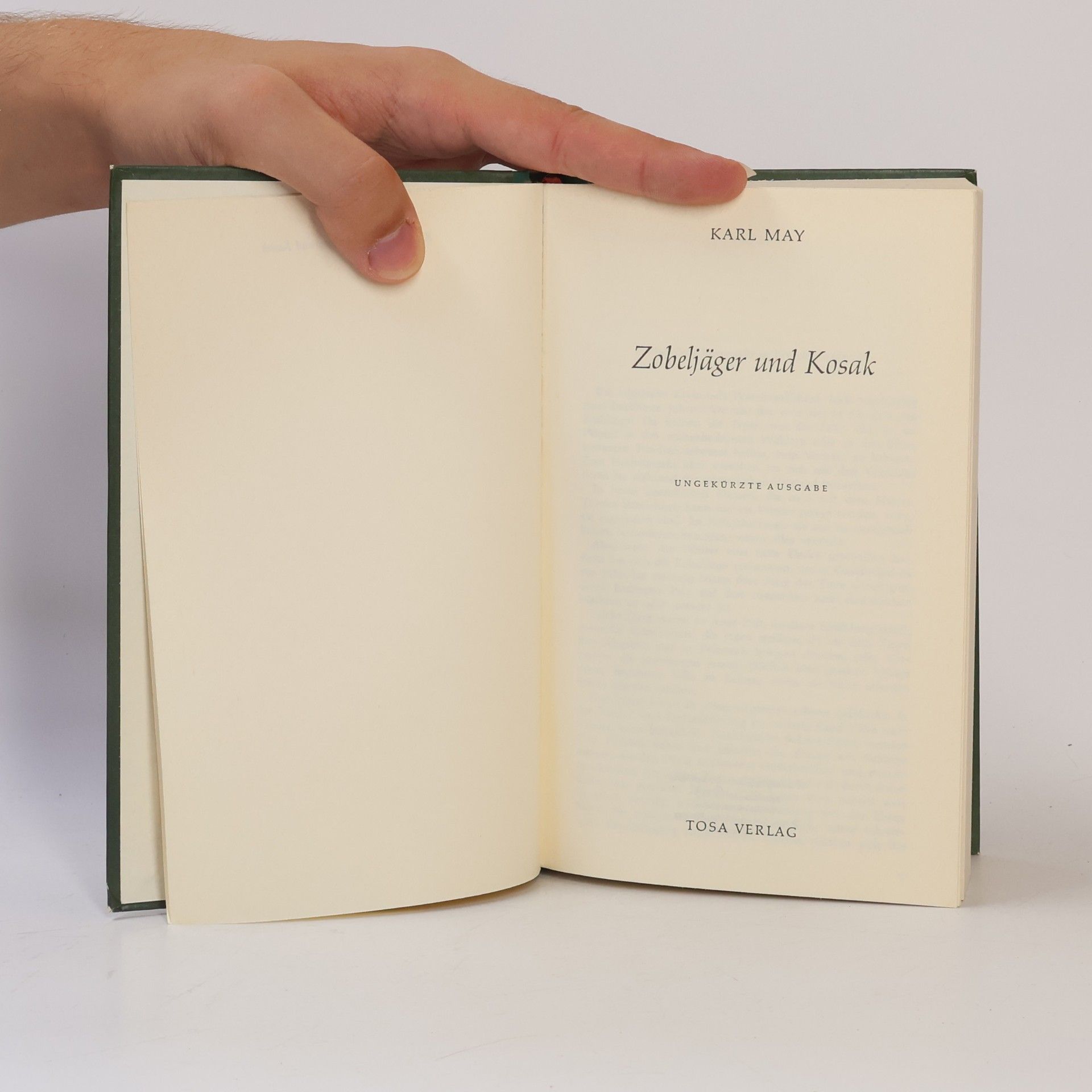 Karl May Zobeljäger und Kosak