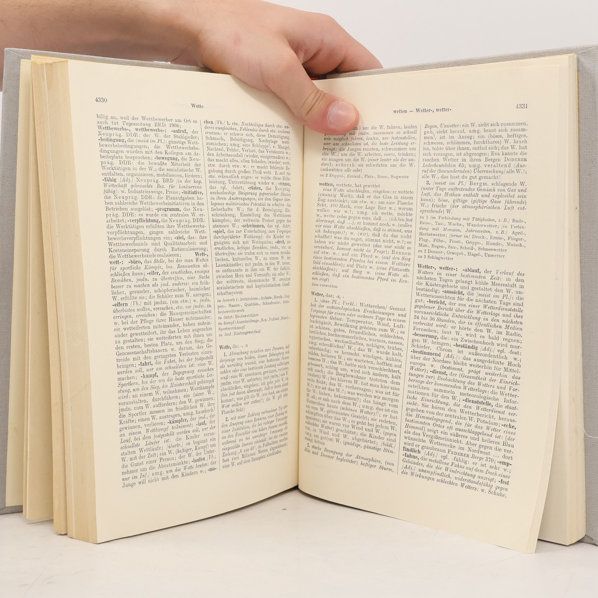 Auteurscollectief Wörterbuch der Deutschen Gegenwartssprache 6. Band väterlich-Zytologie