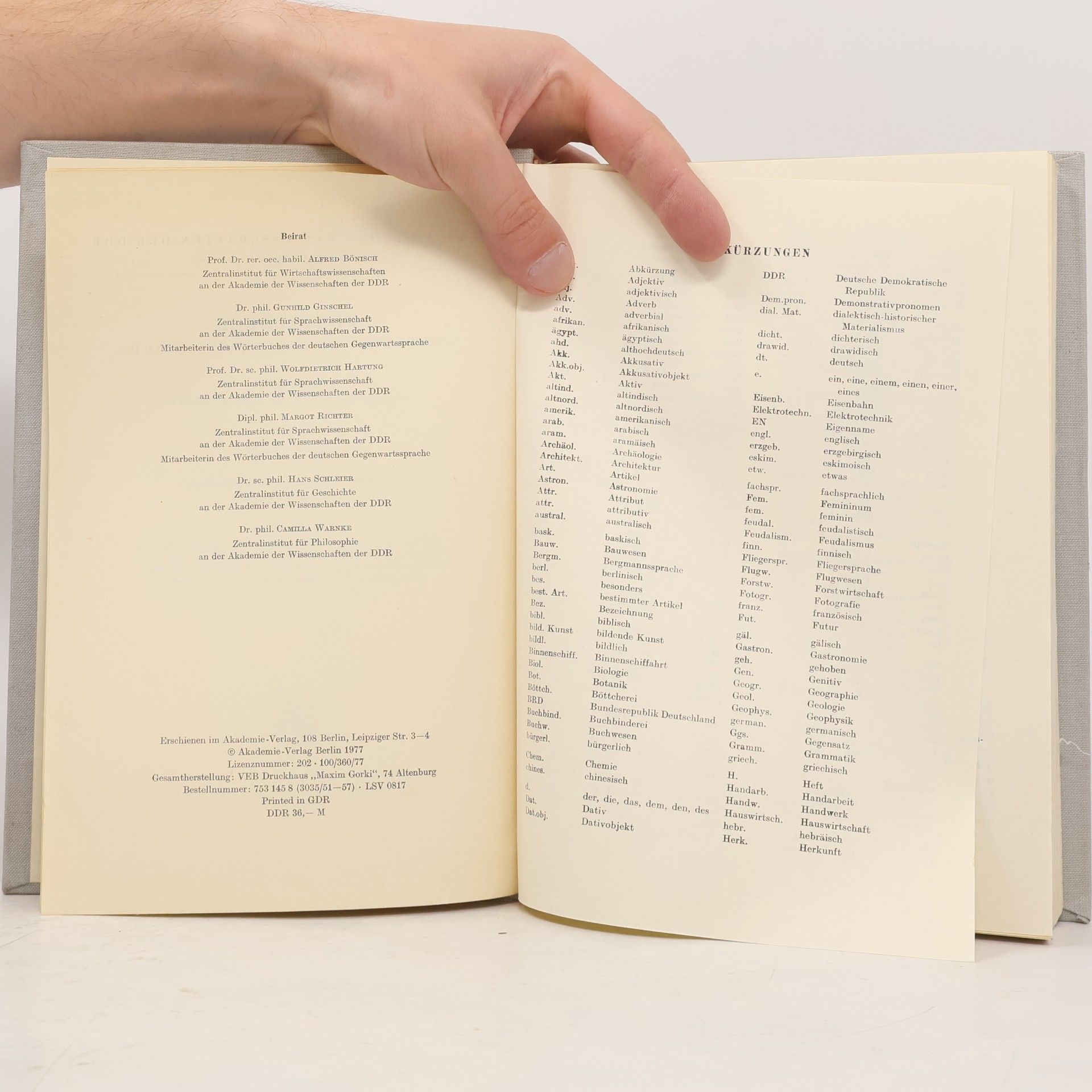 Auteurscollectief Wörterbuch der Deutschen Gegenwartssprache 6. Band väterlich-Zytologie