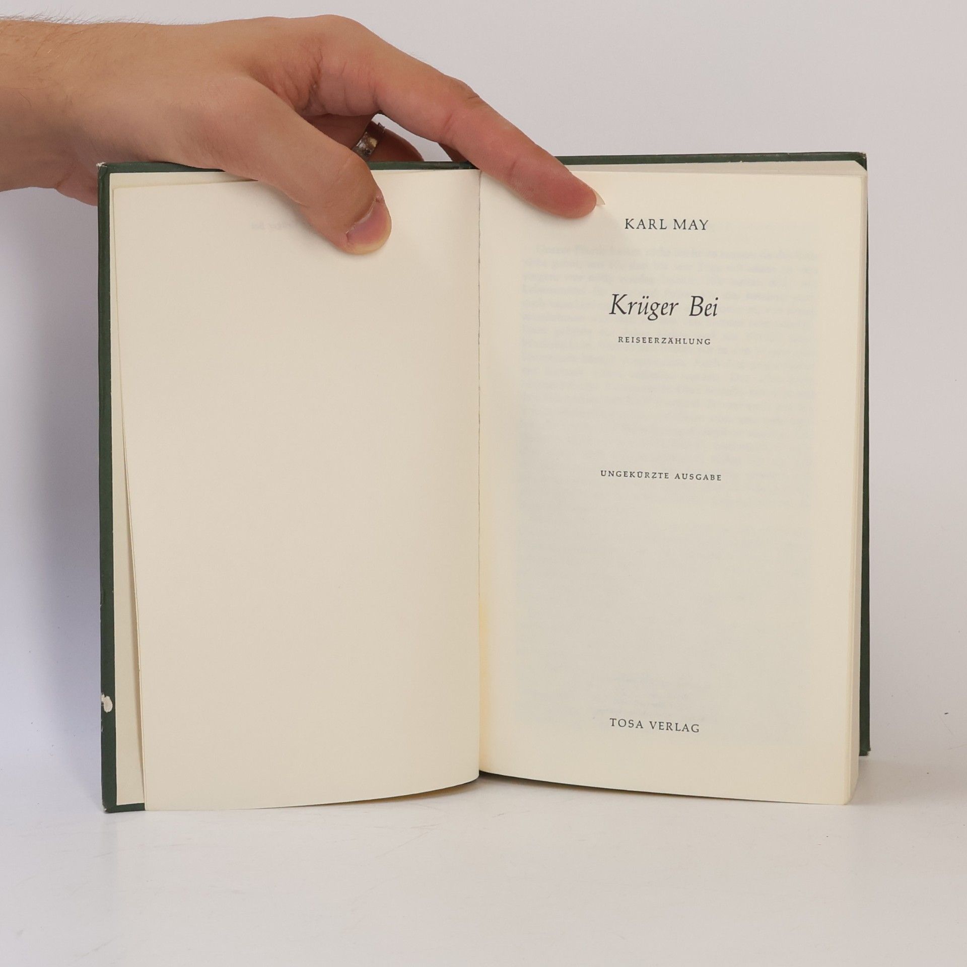 Karl May Krüger Bei