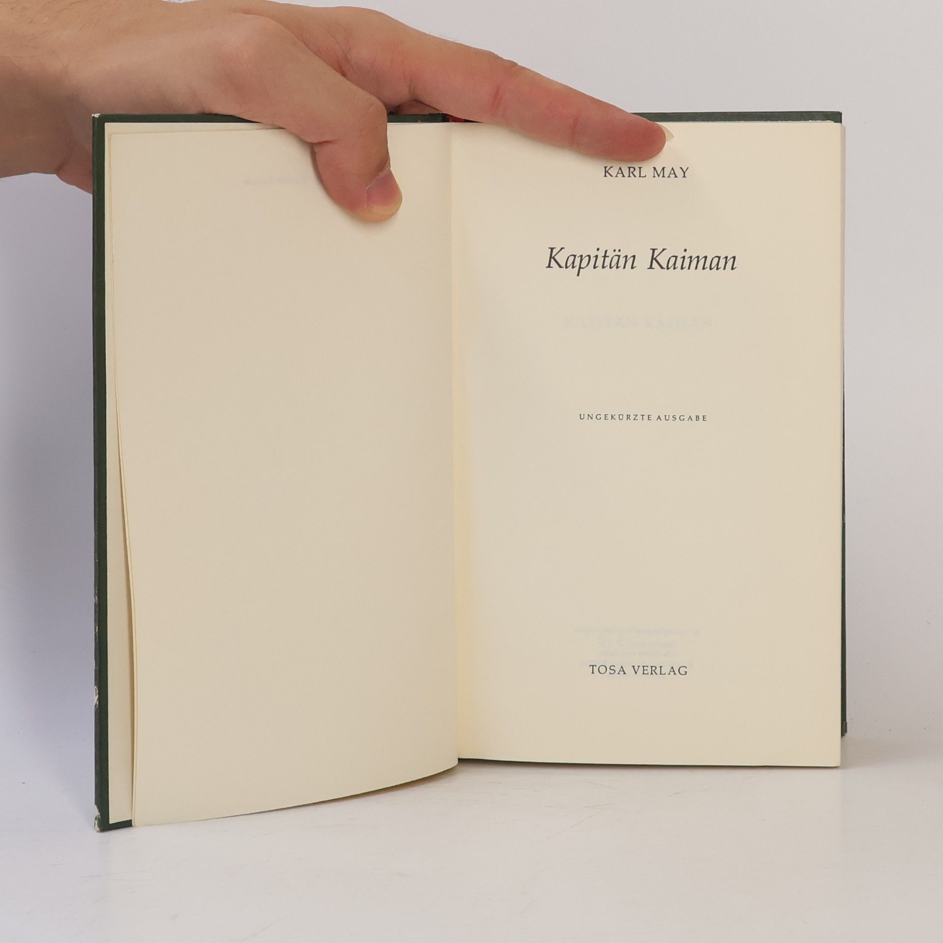 Karl May Kapitän Kaiman
