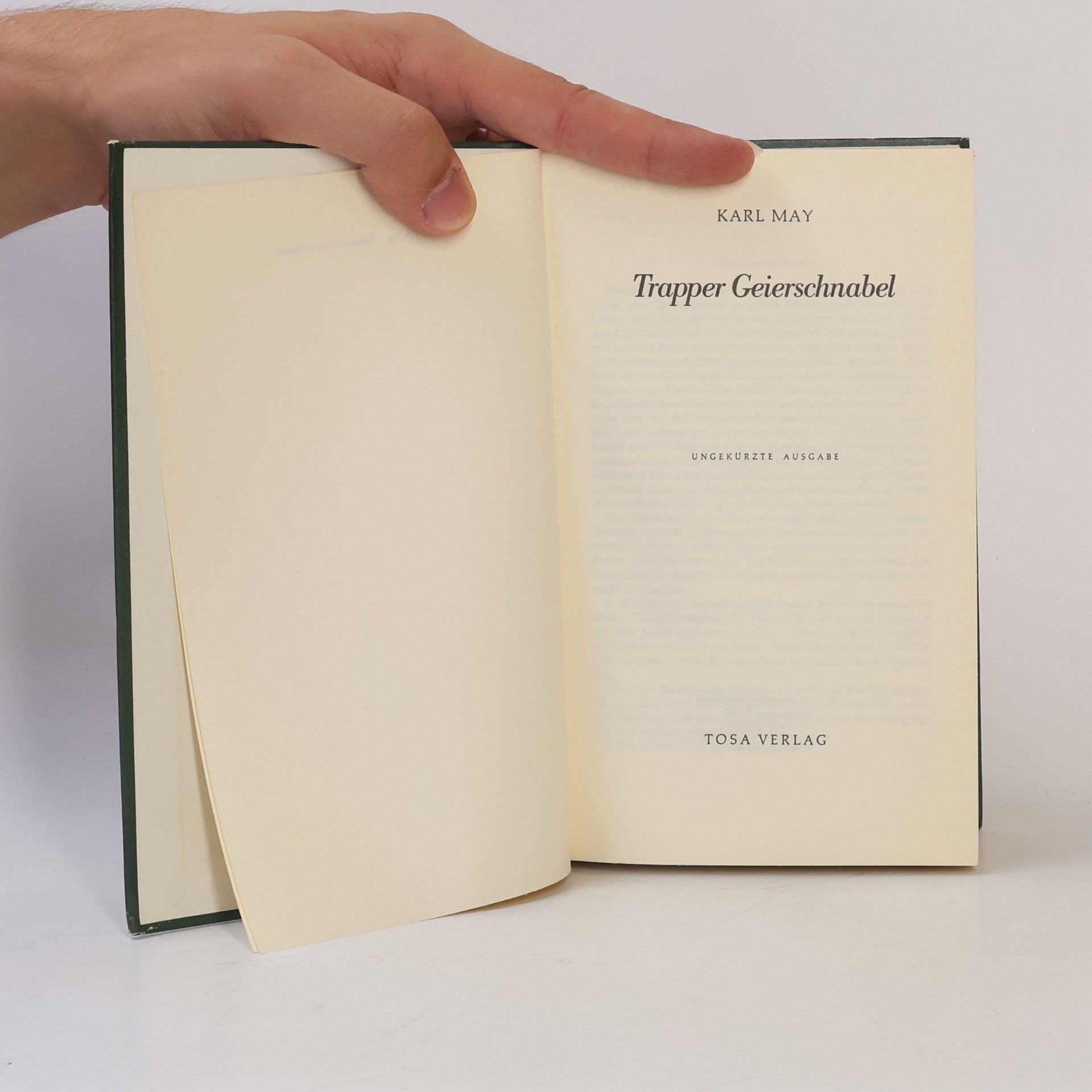 Karl May Trapper Geierschnabel