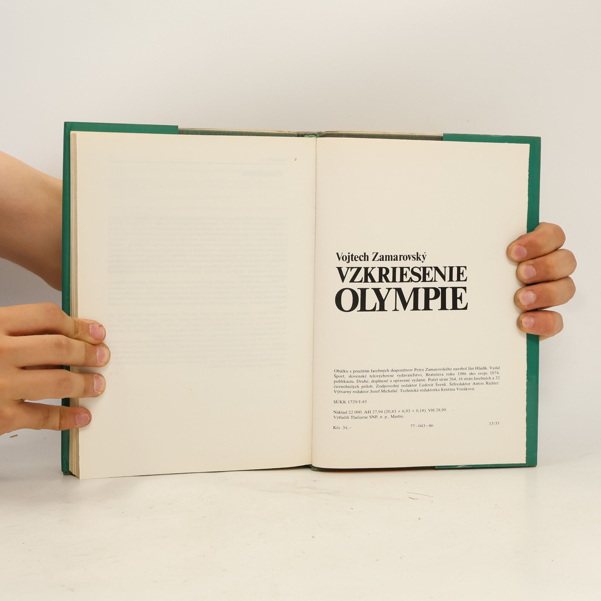 Vojtech Zamarovský Vzkriesenie Olympie