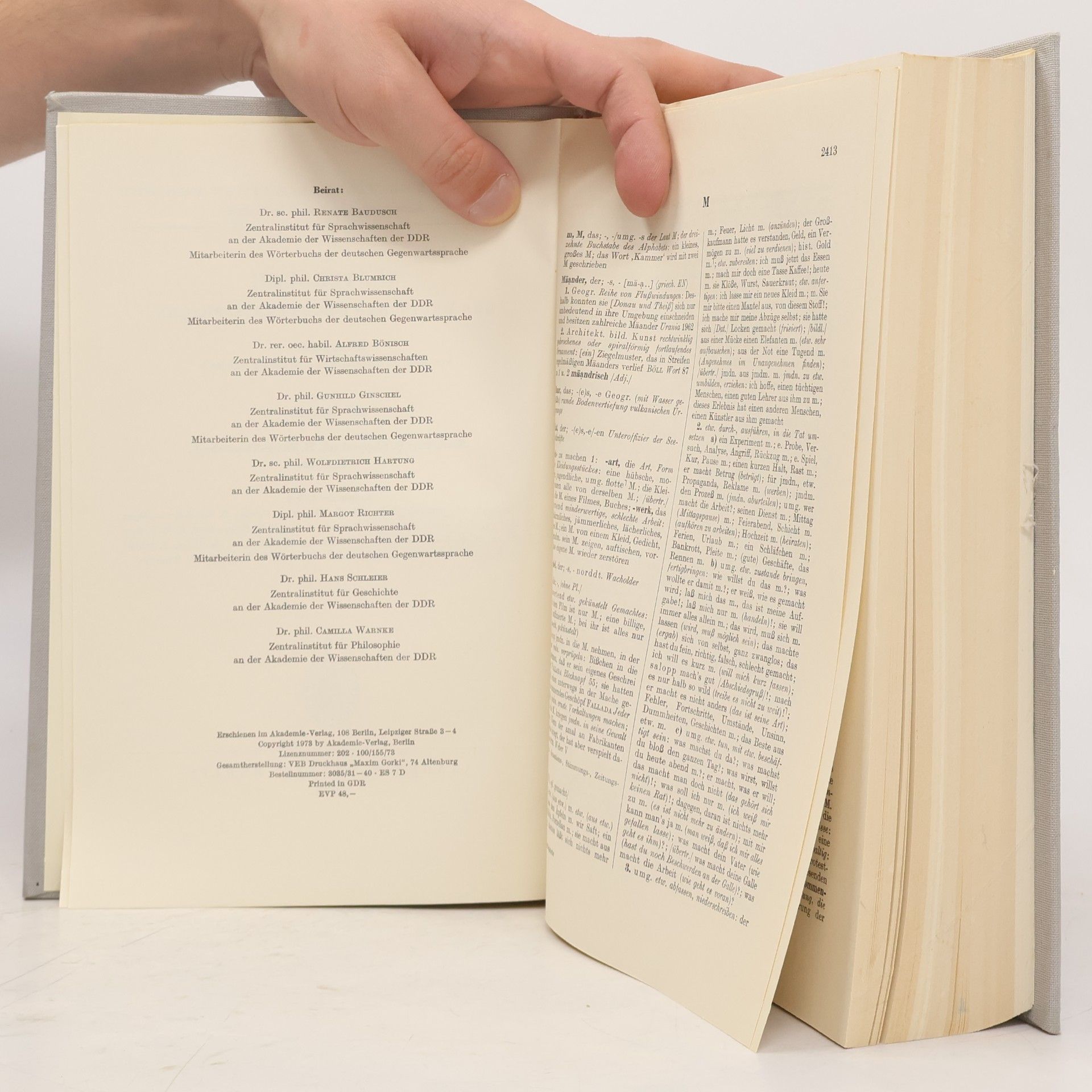 Ruth Klappenbach Wörterbuch der Deutschen Gegenwartssprache 4. Band M-Schinken