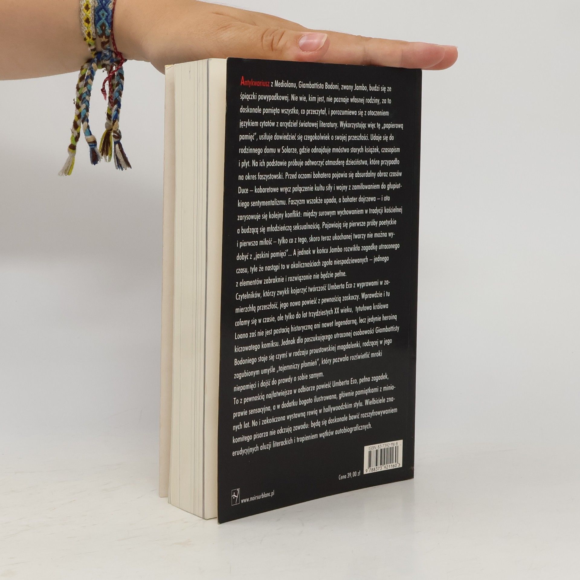 Umberto Eco Tajemniczy płomień królowej Loany
