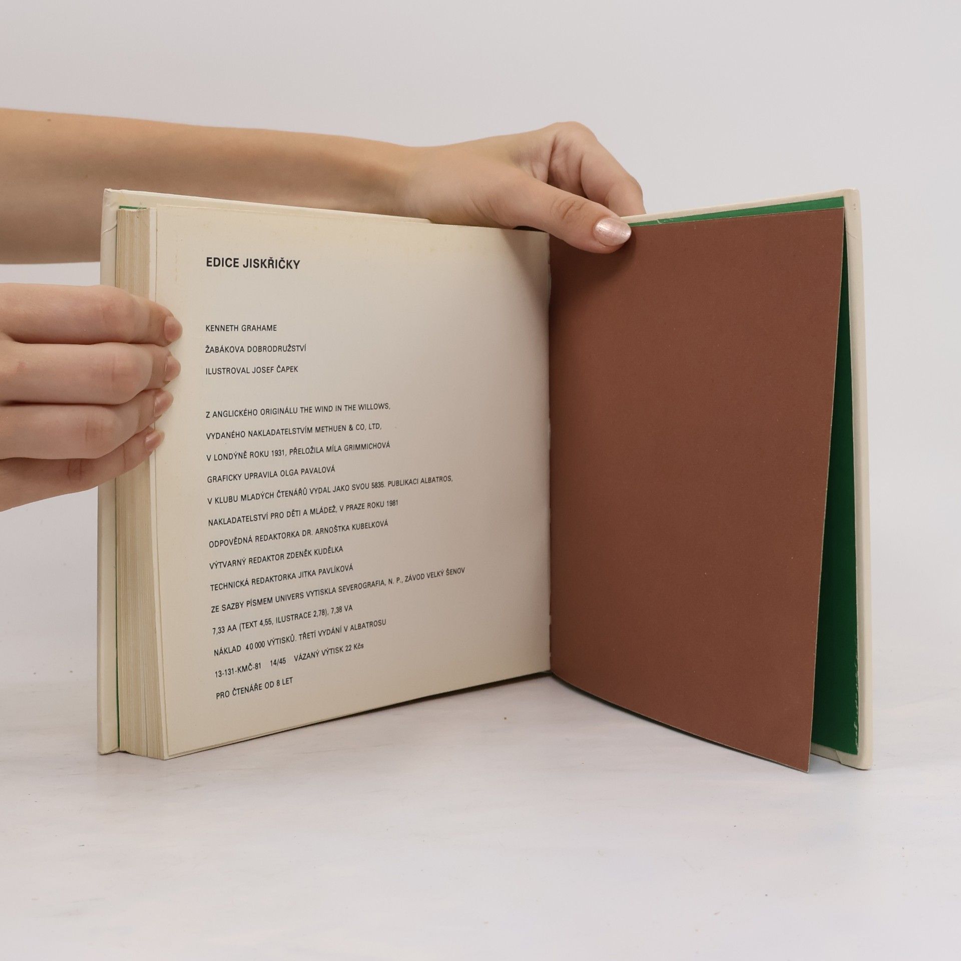 Kenneth Grahame Žabákova dobrodružství