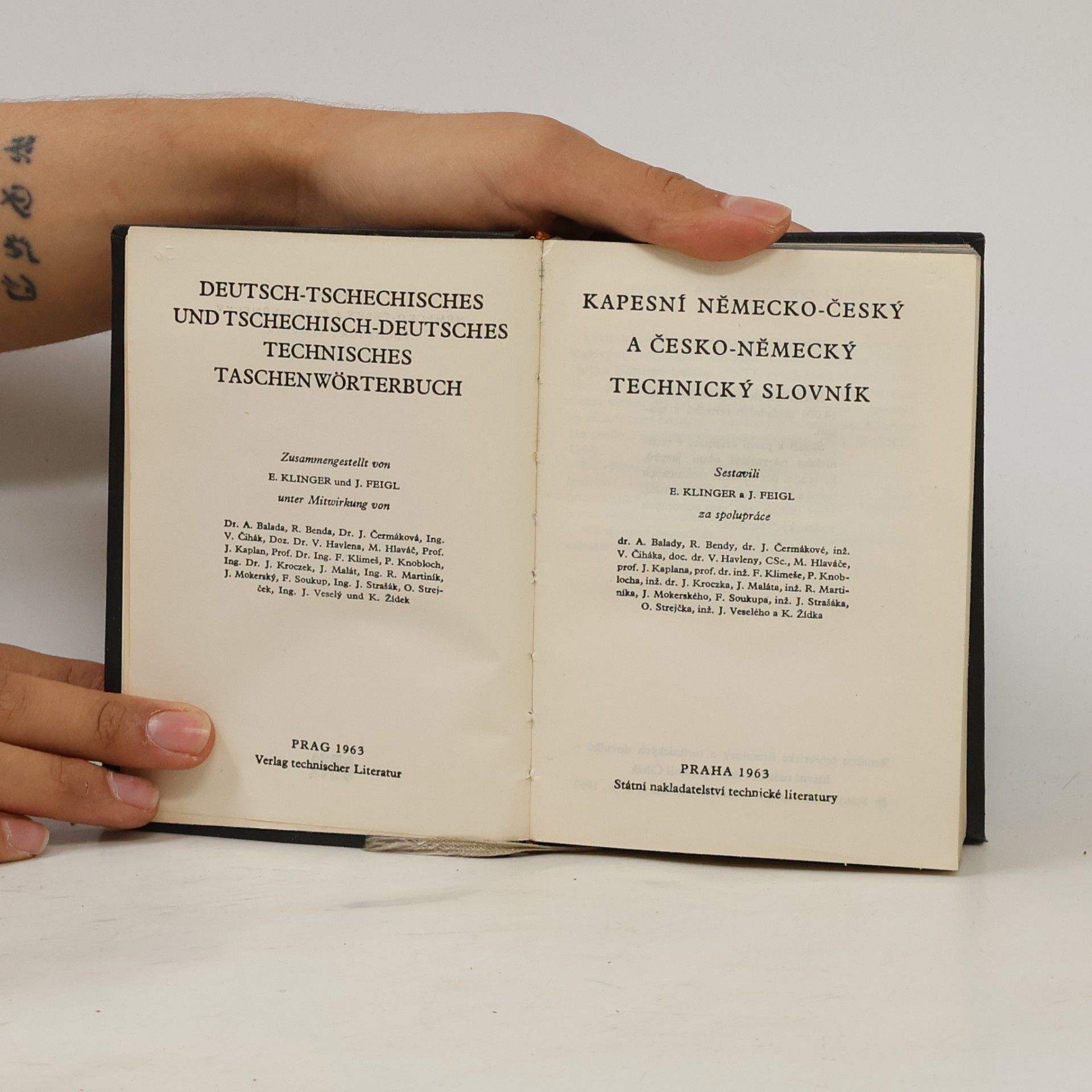 Autorenkollektiv Kapesní německo-český a česko-německý technický slovník