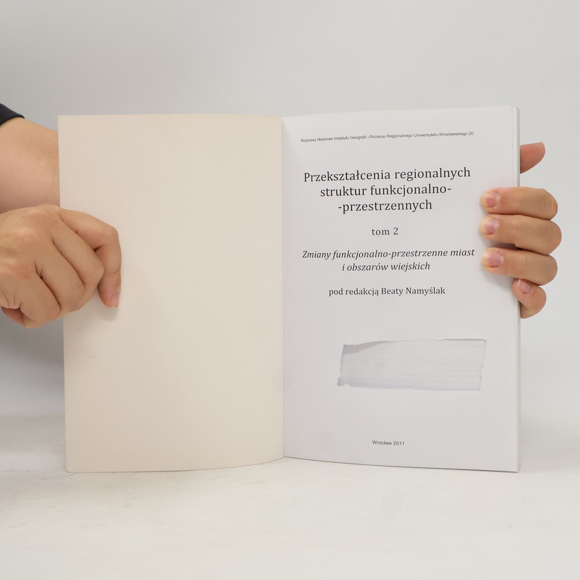 Beata Namyślak Przekształcenia regionalnych struktur funkcjonalno-przestrzennych 20