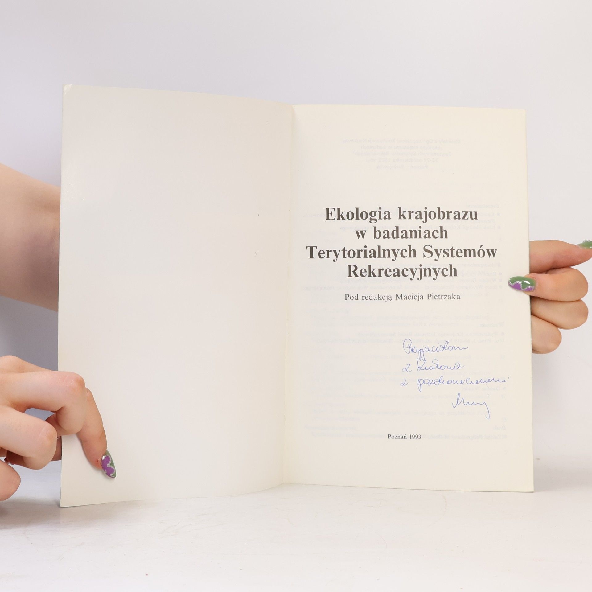 Autores varios Ekologia krajobrazu