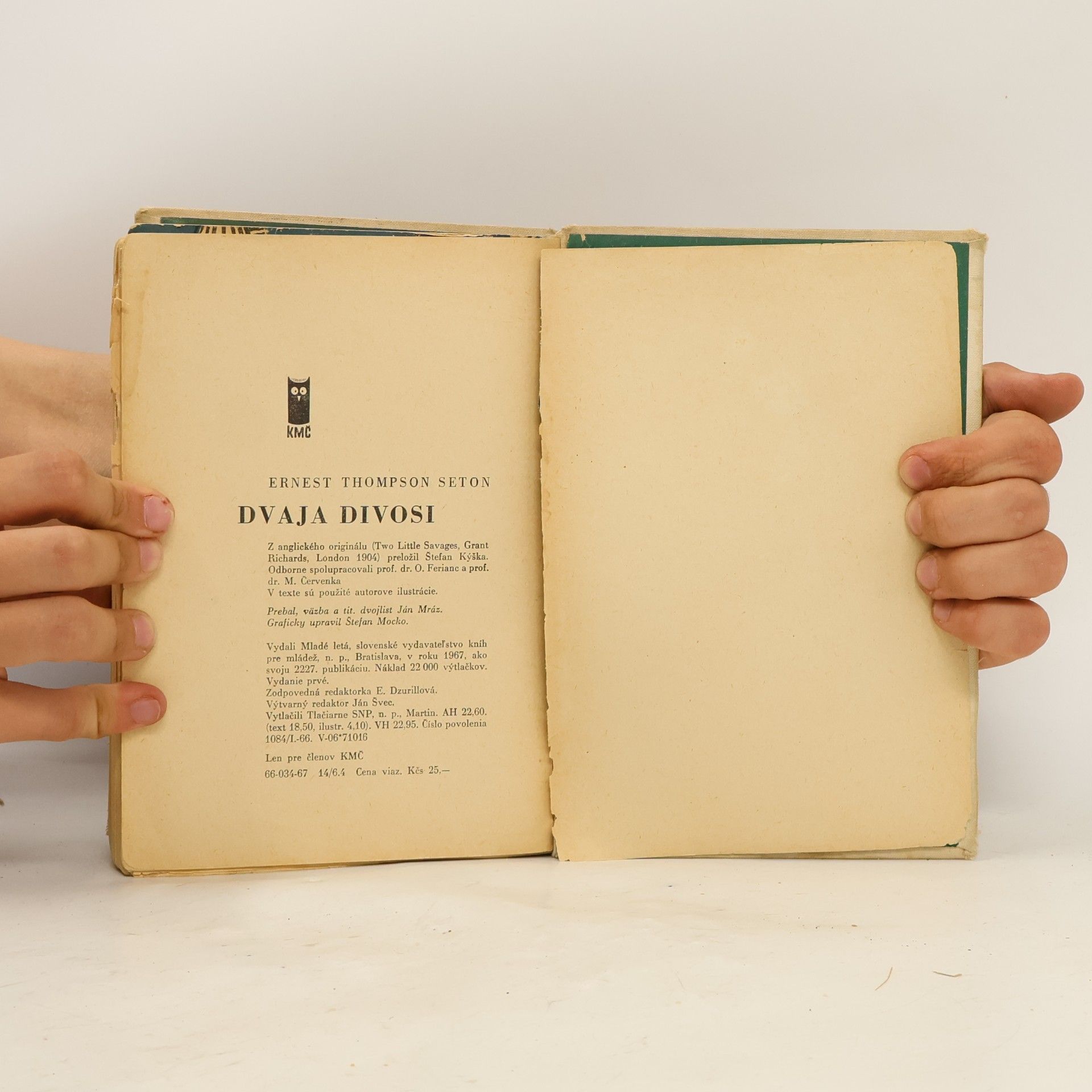 Ernest Thompson Seton Dvaja divosi