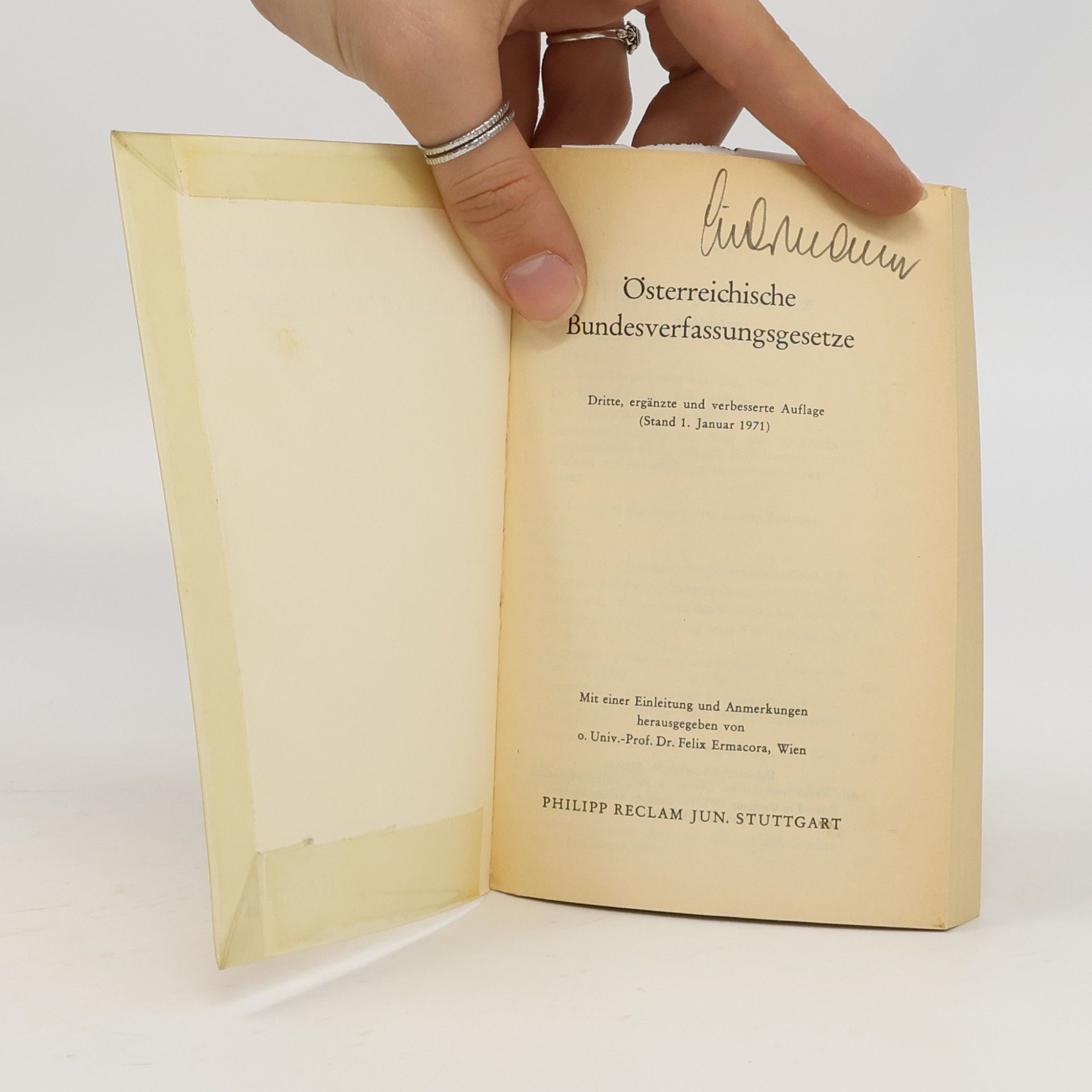 Autorenkollektiv Österreichische Bundesverfassungsgesetze.
