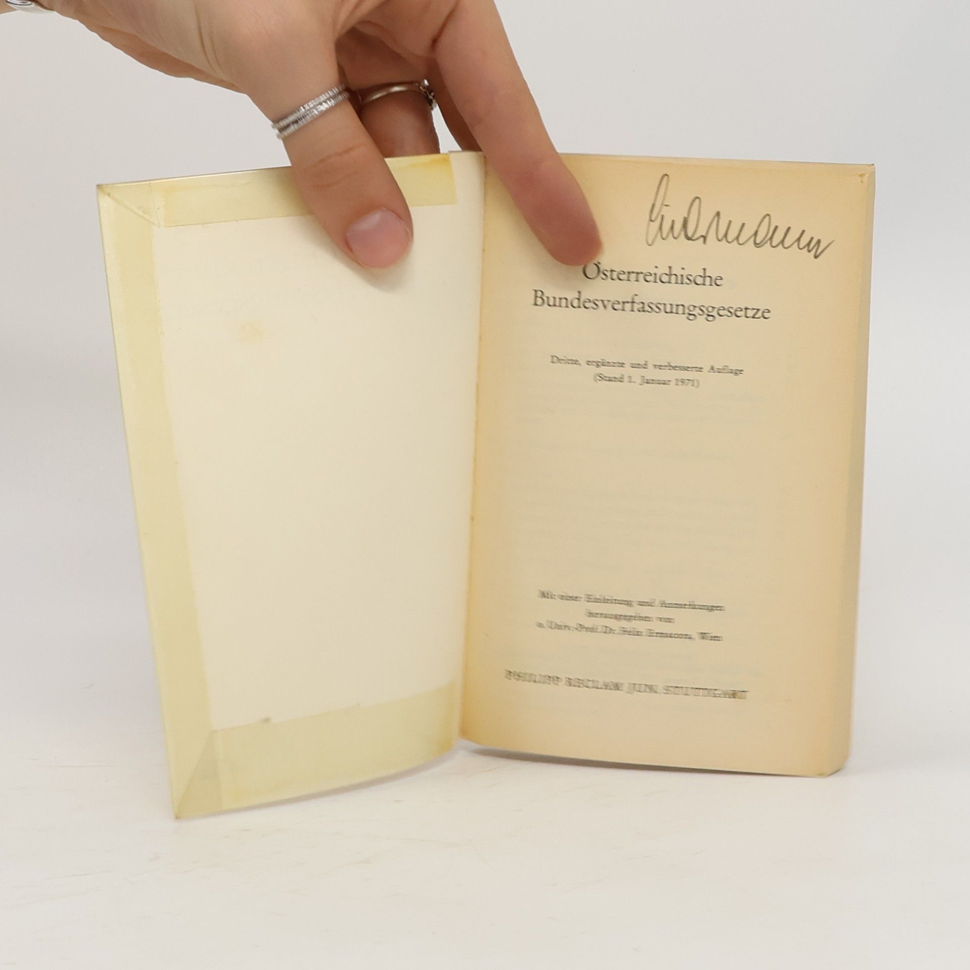 Autorenkollektiv Österreichische Bundesverfassungsgesetze.
