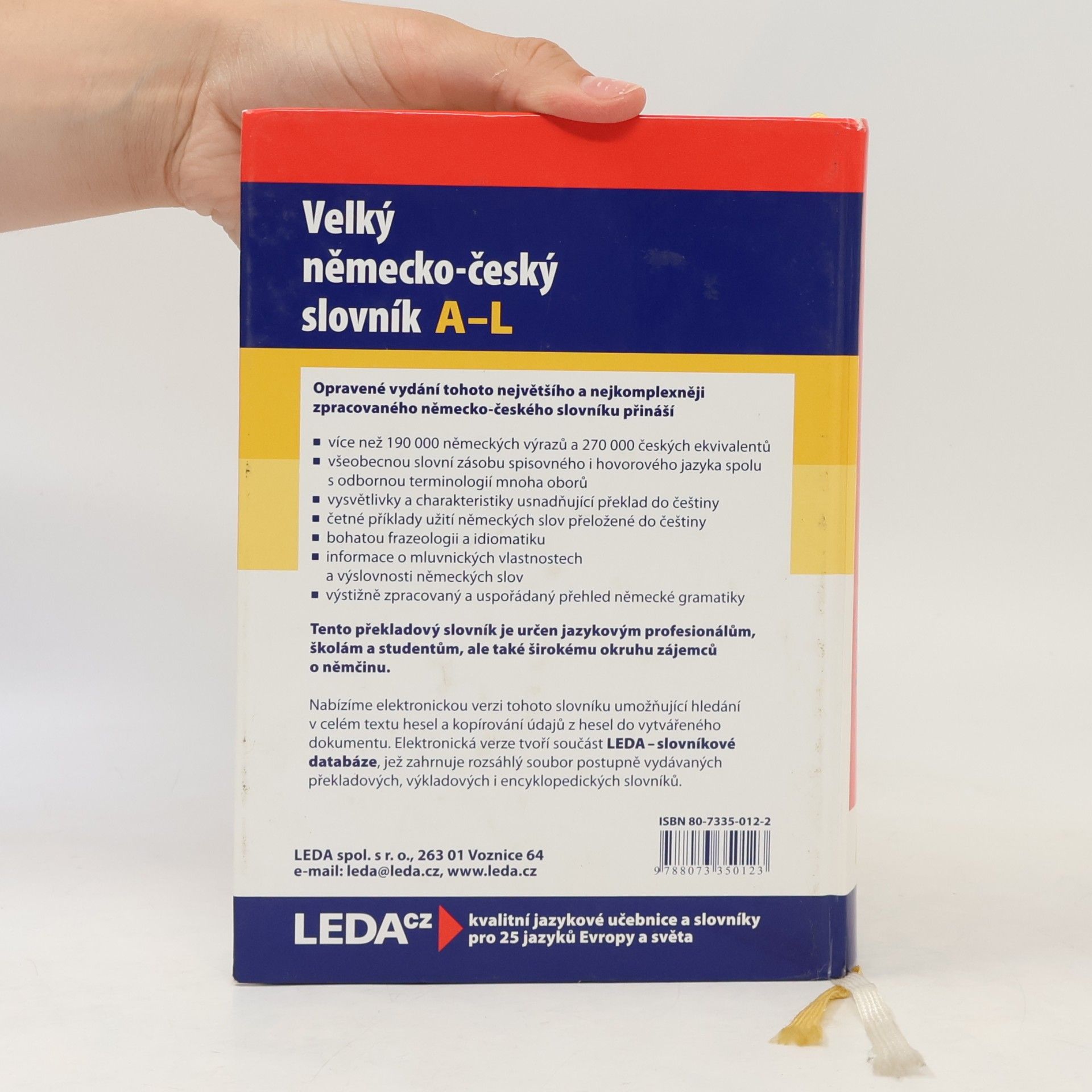 Hugo Siebenschein Velký německo-český slovník. A - L
